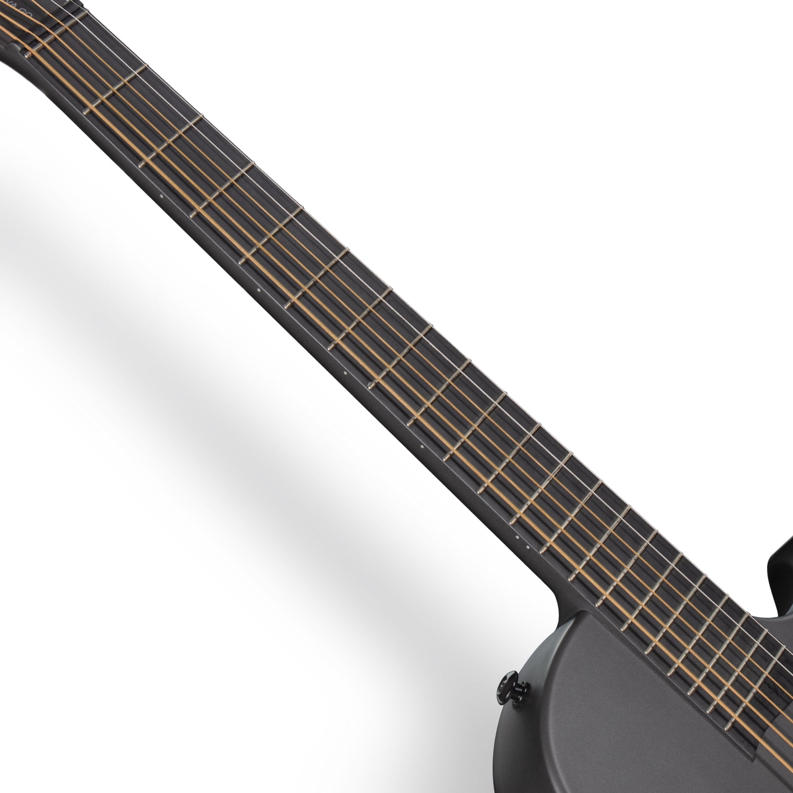 Enya NOVA Go SP1 Carbon Fiber Acoustic Electric Guitar with Smart AcousticPlus System (Black, 35 in) mf12q