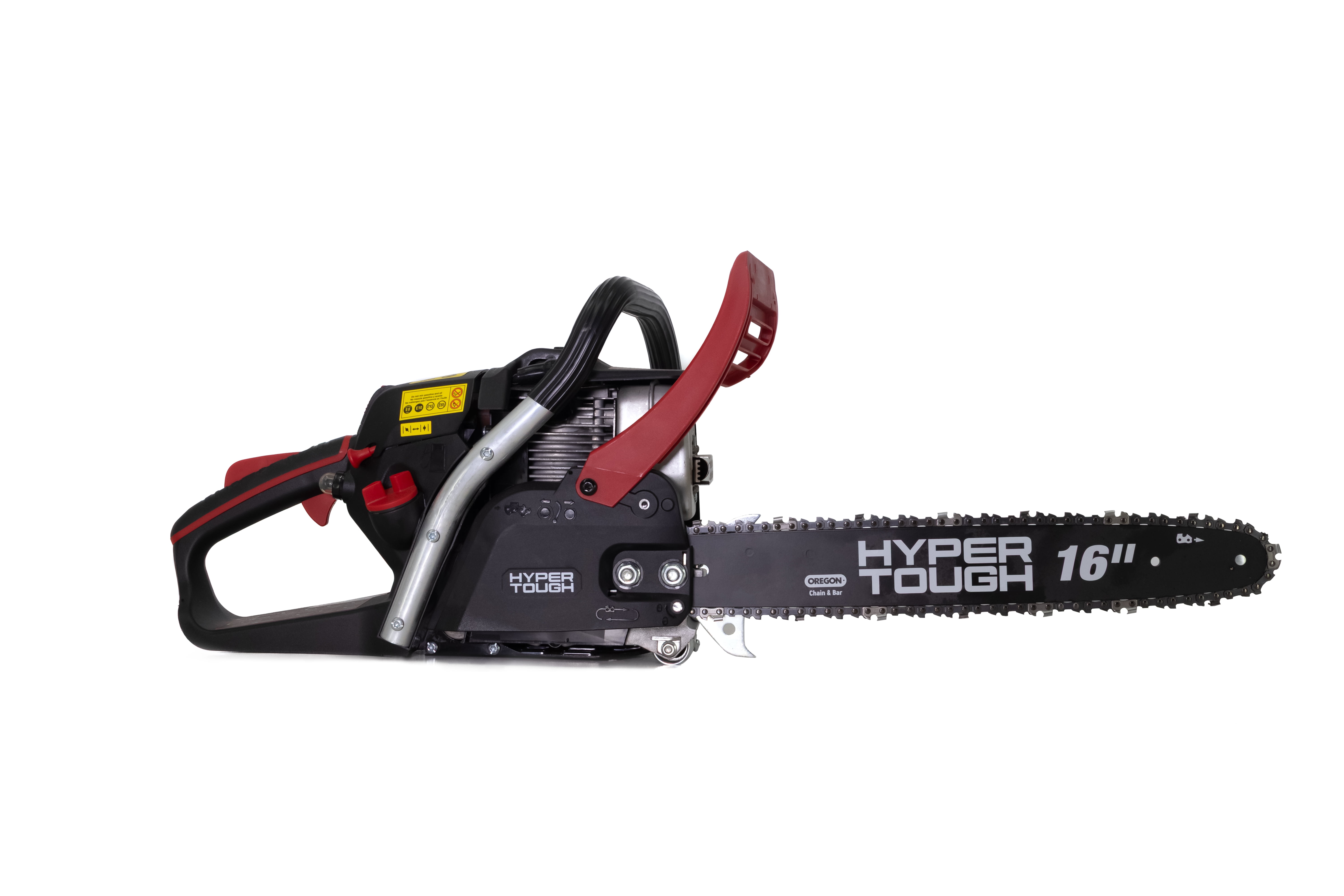 Hyper Tough 16 in 46cc 4-Cycle Gas Powered Chainsaw (Red, 16 in) h7dup