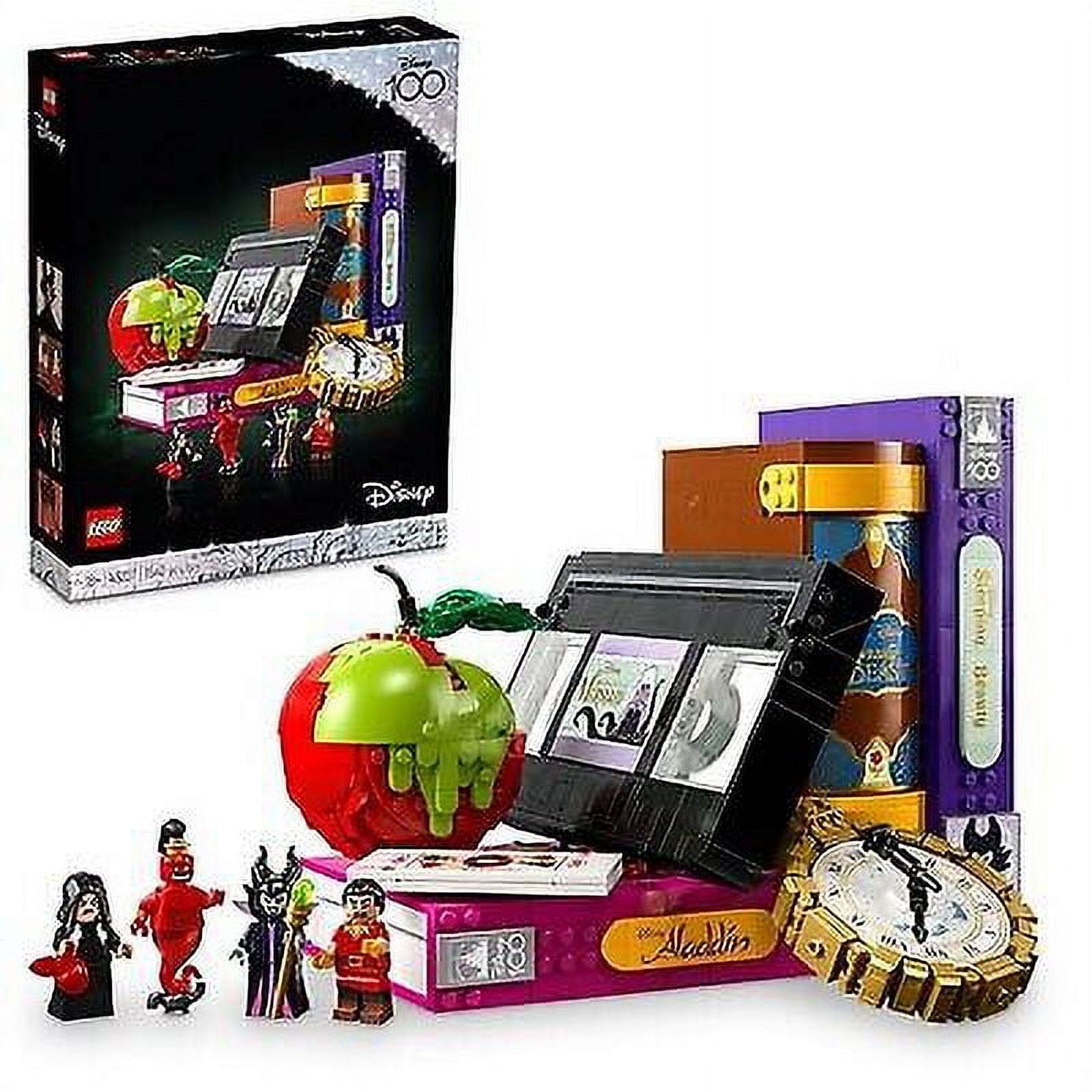 LEGO Disney Villains Icons 43227 Building Set (1540 Pieces, 7.5 in x 9.1 in x 7.1 in) xdhg5