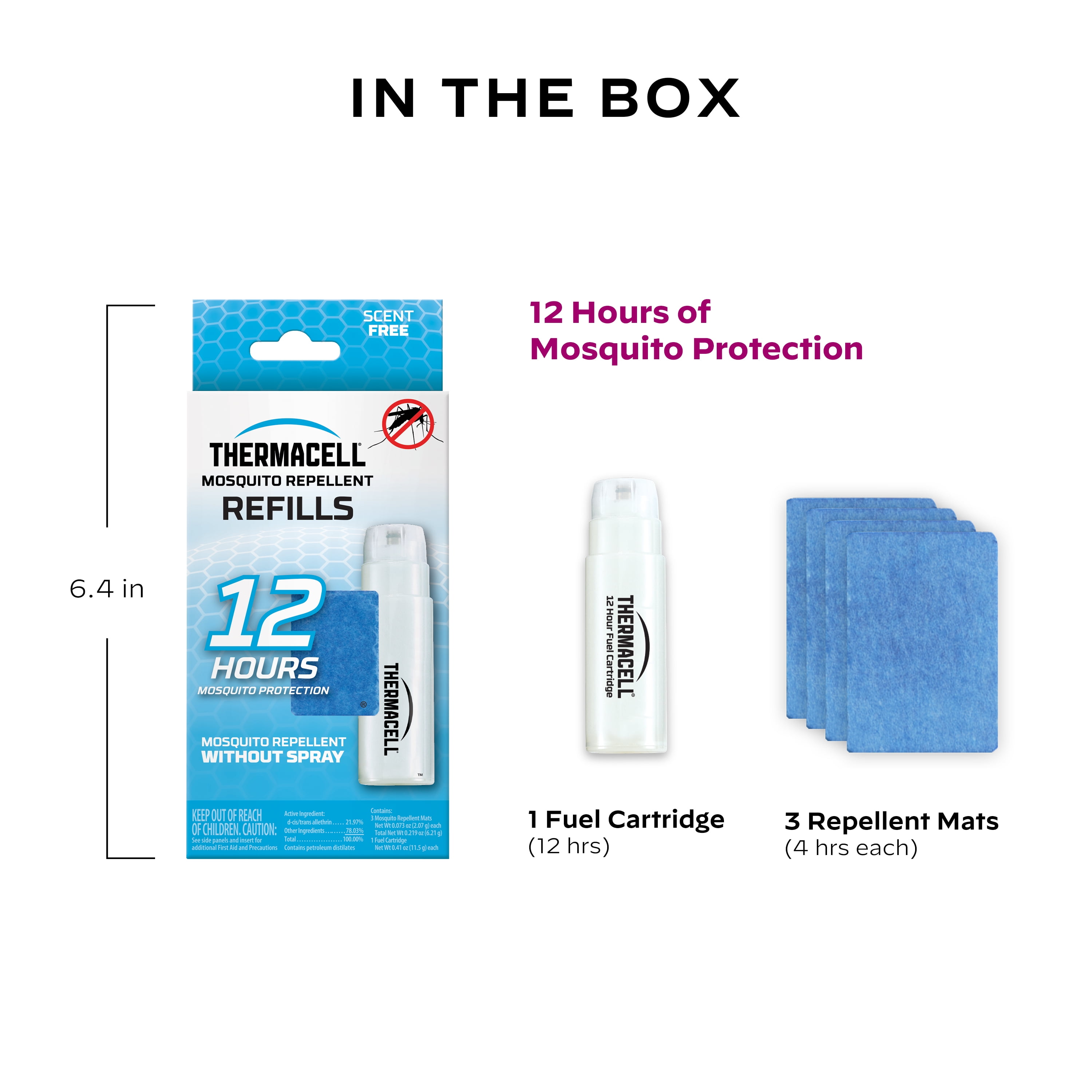 Thermacell Mosquito Repellent Refill (Scent-Free, 1 Count) gmm88