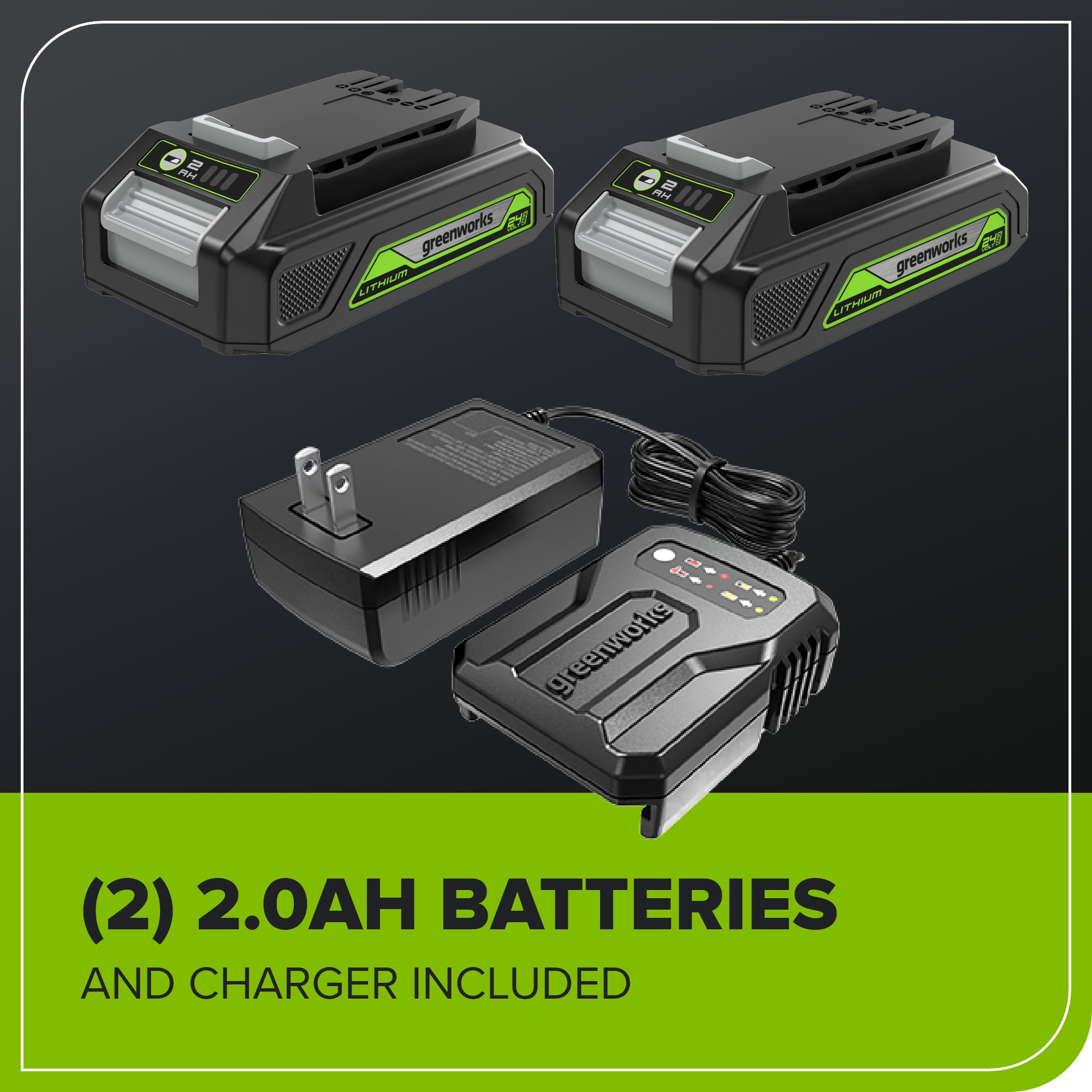 Greenworks 24V Brushless Cordless Impact Driver Kit (Green, 8-Piece Set) vj8tc - Image 11