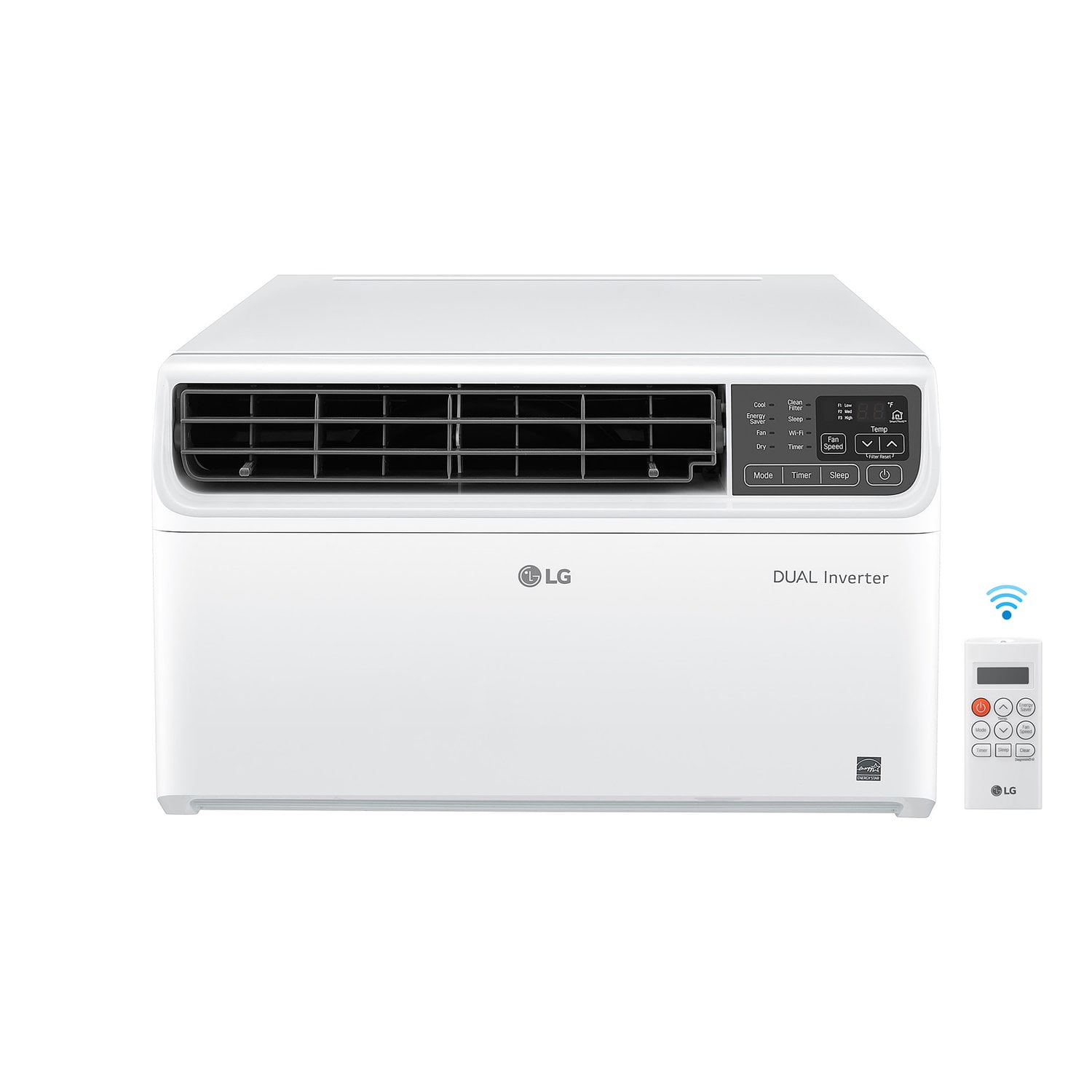 LG Dual Inverter Window Air Conditioner with Wi-Fi and Remote (8,500 BTU, 350 sq. ft. Coverage) kwkr3
