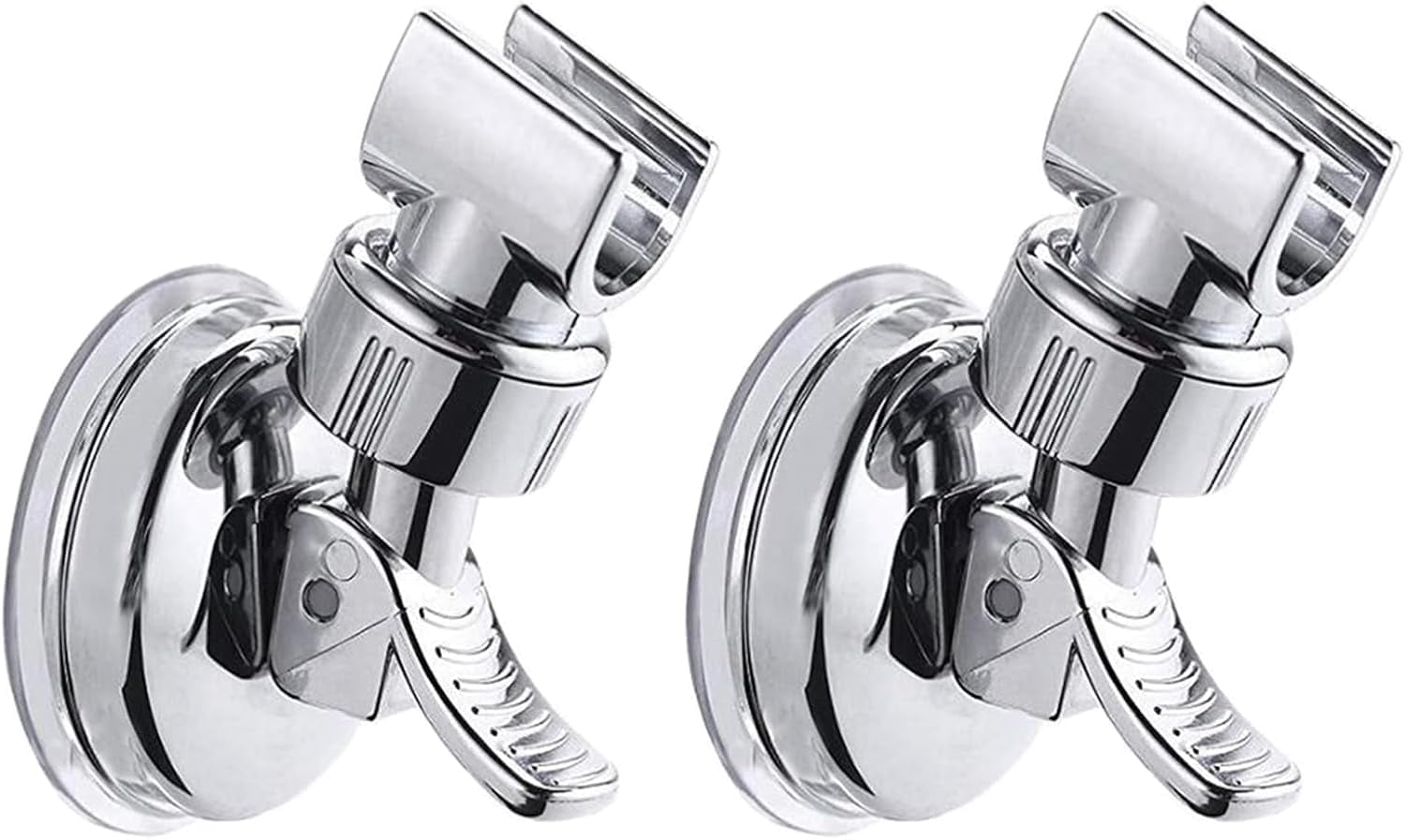 GYTF Adjustable Shower Head Holder, Removable Suction Cup Bracket for Handheld Sprayer (Silver, 2 Pack) 9kn5f