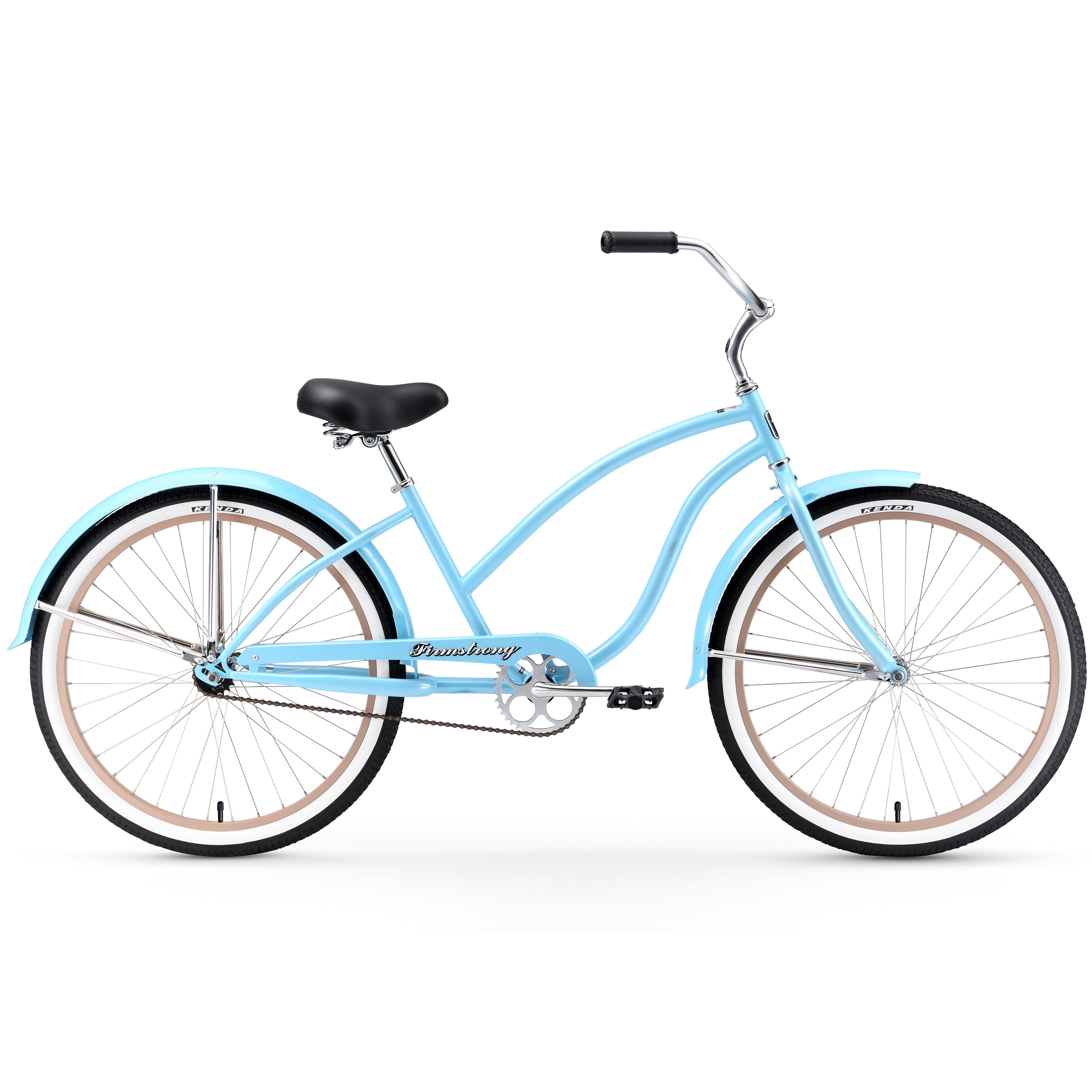 Firmstrong Chief Lady Women's Beach Cruiser Bike (Light Blue, 26 in) xw2ud