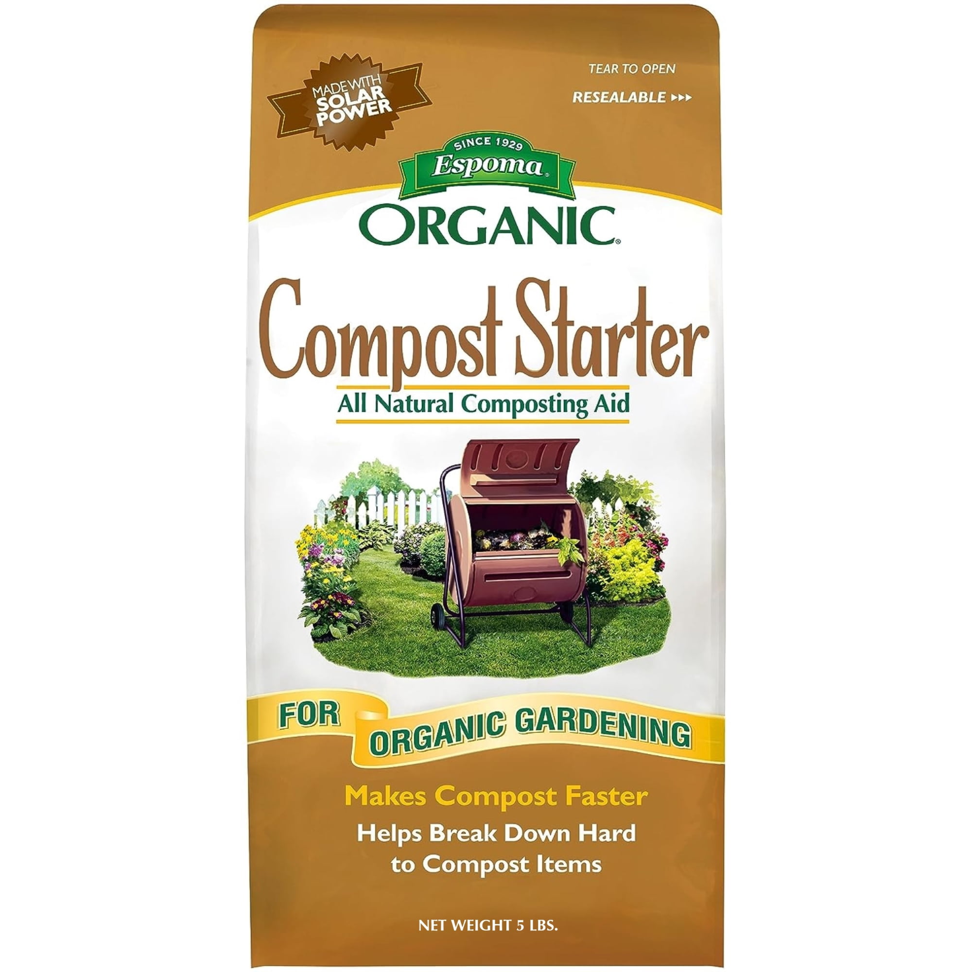 Espoma Organic Traditions Compost Starter for Faster Decomposition (4 lb) 0pw8b