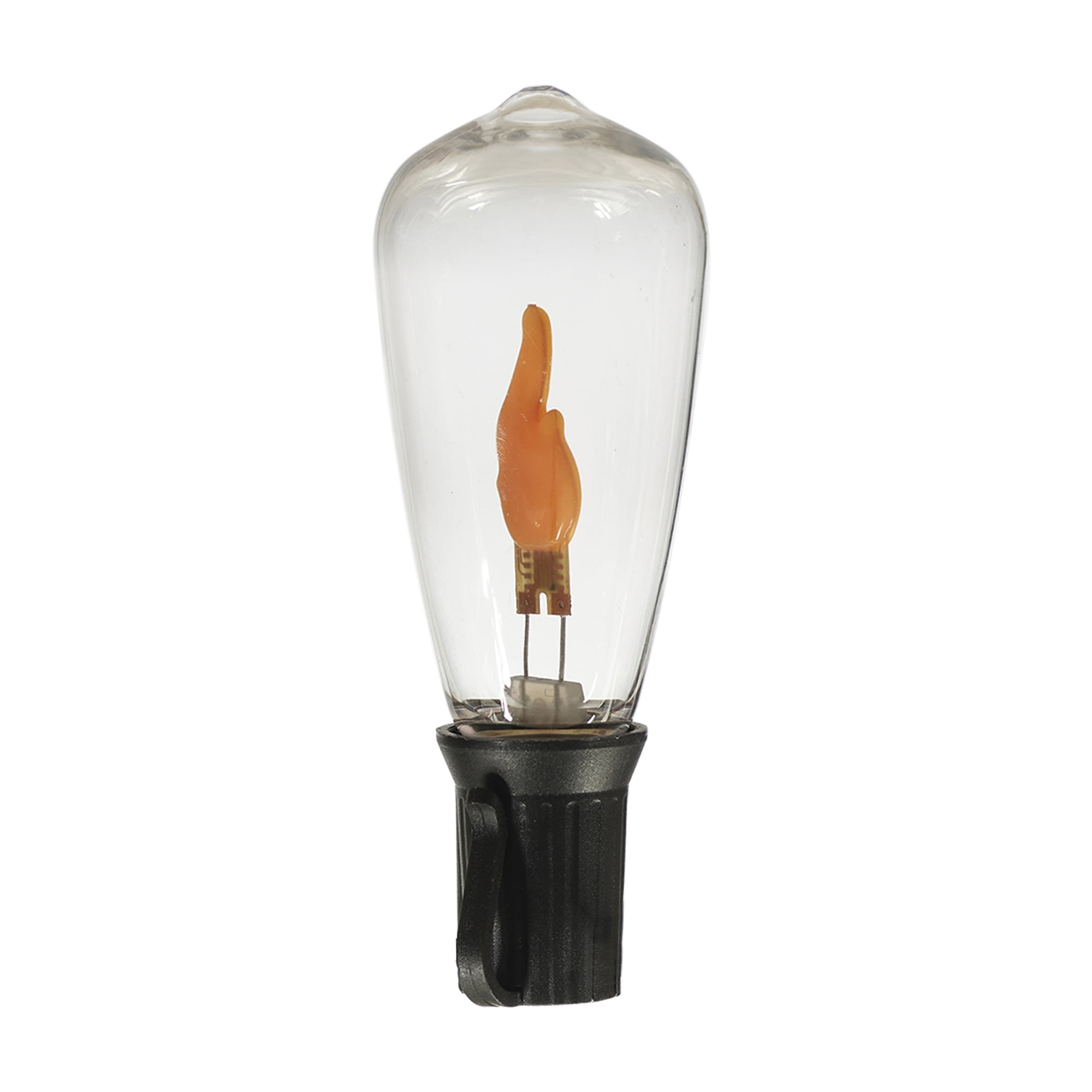 Better Homes & Gardens Flickering Flame LED Edison String Lights (Black Wire, 14.5 ft) ey2su