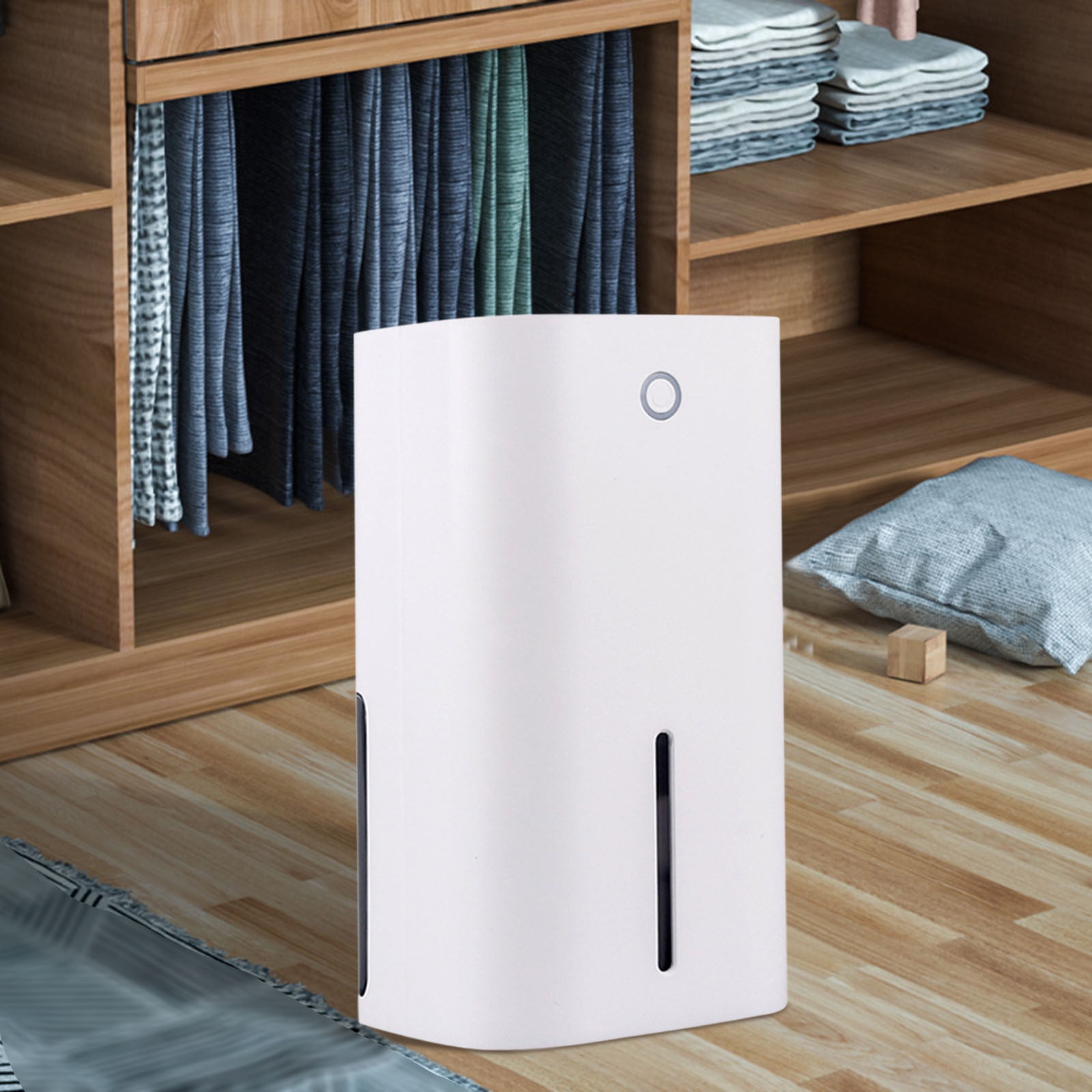 Beforeyayn Portable Mini Dehumidifier Ultra Quiet Auto Shutoff for Home (White, 16 oz) vi09x
