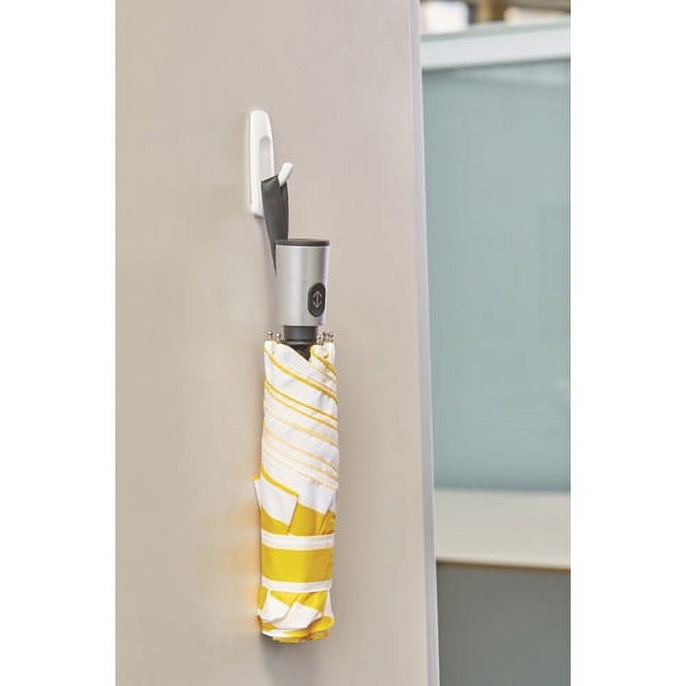 Command Medium Utility Hooks for Home and Office Organization (White, 6 Pack) 99c0g