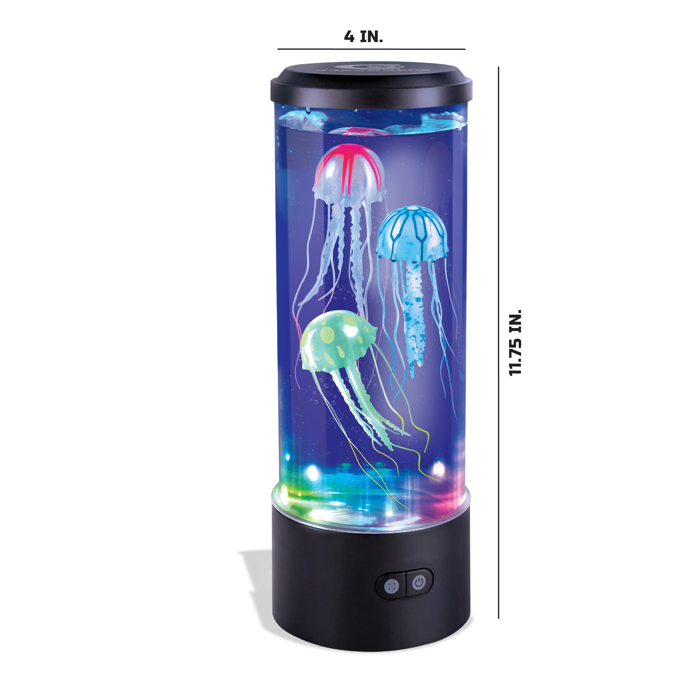 Discovery #Mindblown Jellyfish Aquarium Color-Morphing LED Lamp (Multicolor, 12 in) 8586n