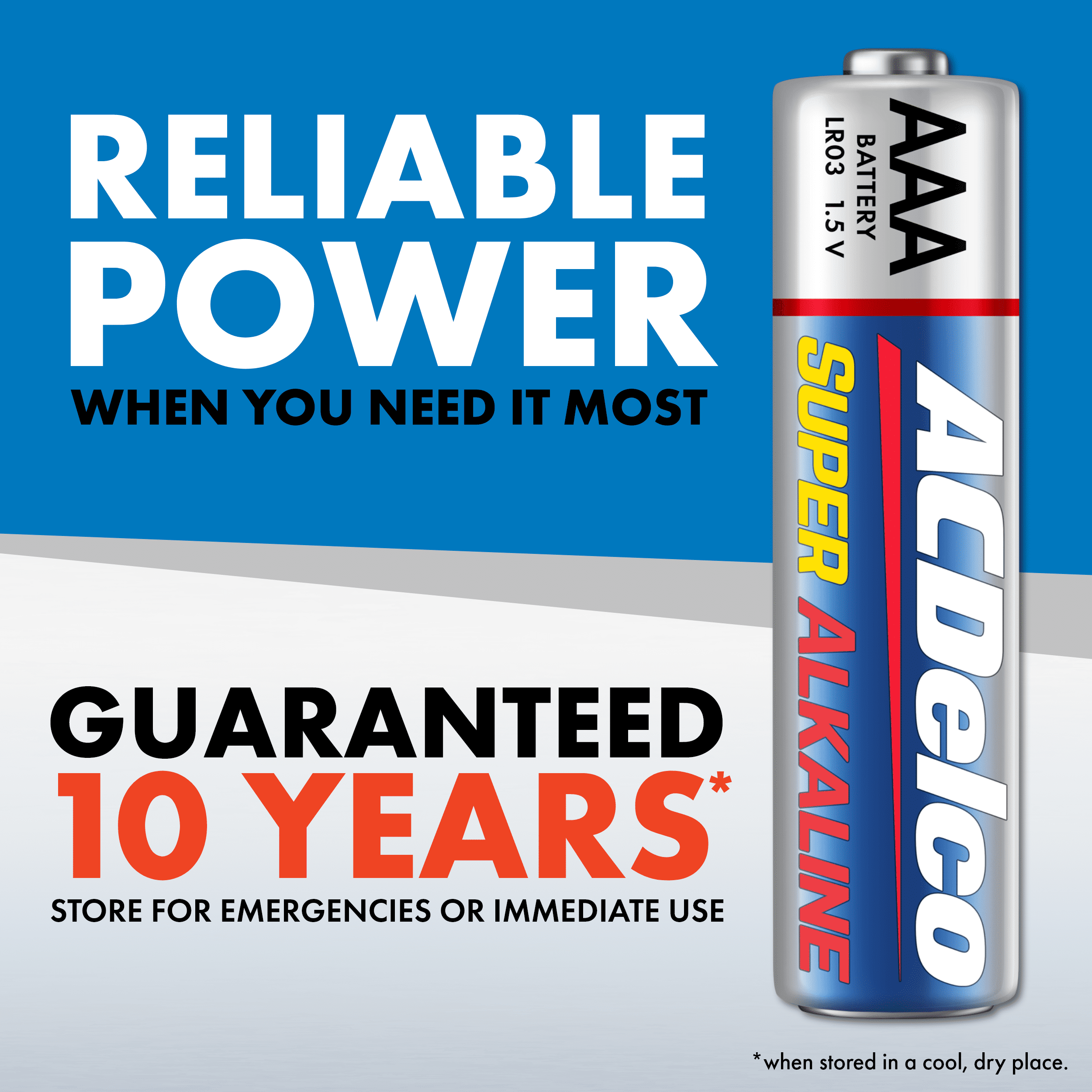 ACDelco AAA Super Alkaline Batteries (Long-Lasting Power, 24-Count) jqh8c