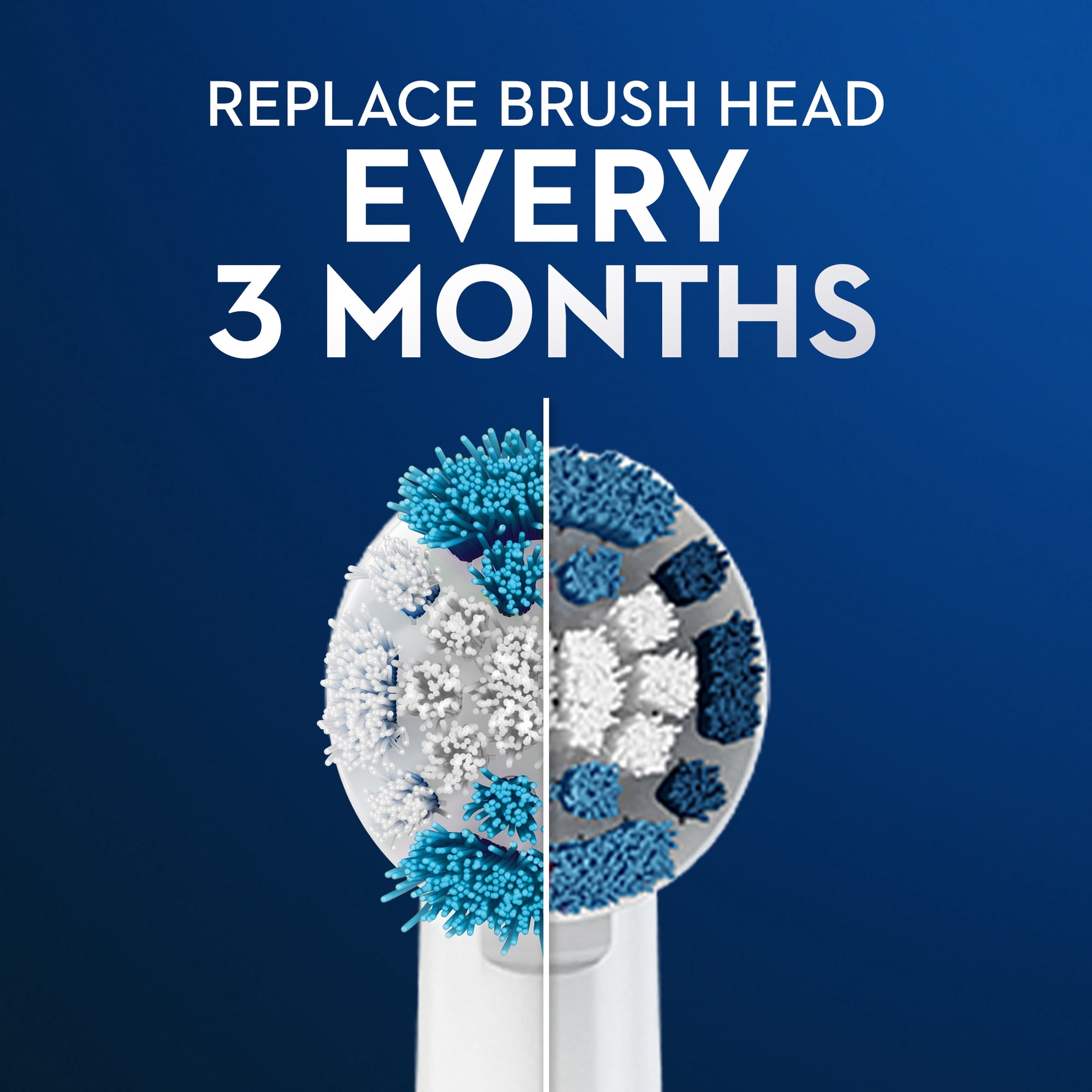 Oral-B PrecisionCleanX Electric Toothbrush Replacement Heads (White, 2 Count) z6gcy
