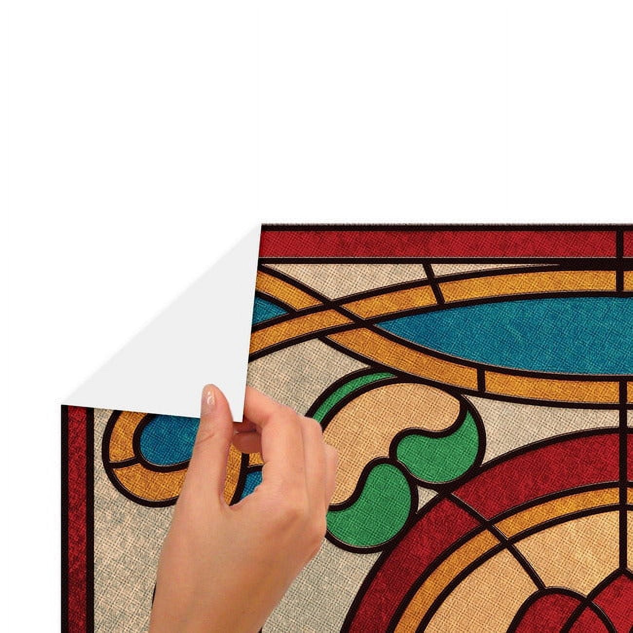RoomMates Stranger Things Creel House Rose Window Wall Decal (Multicolor, 18 in x 18 in) obai5