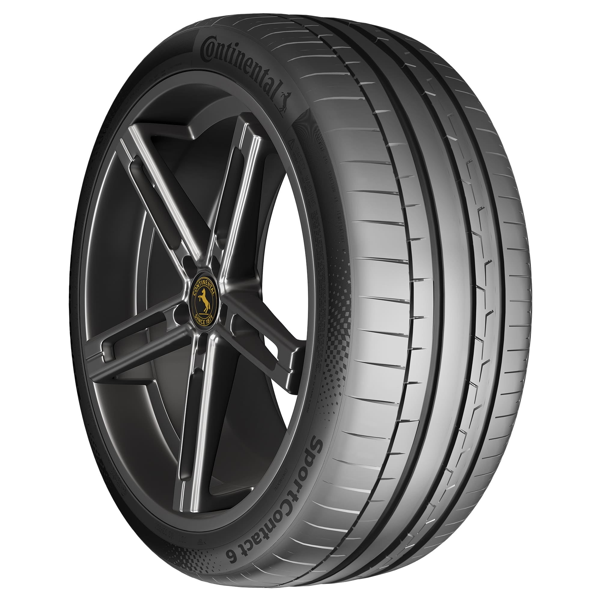 Continental SportContact 6 High-Performance Summer Tire (Black Sidewall, 245/35ZR19 XL) 6mxl6