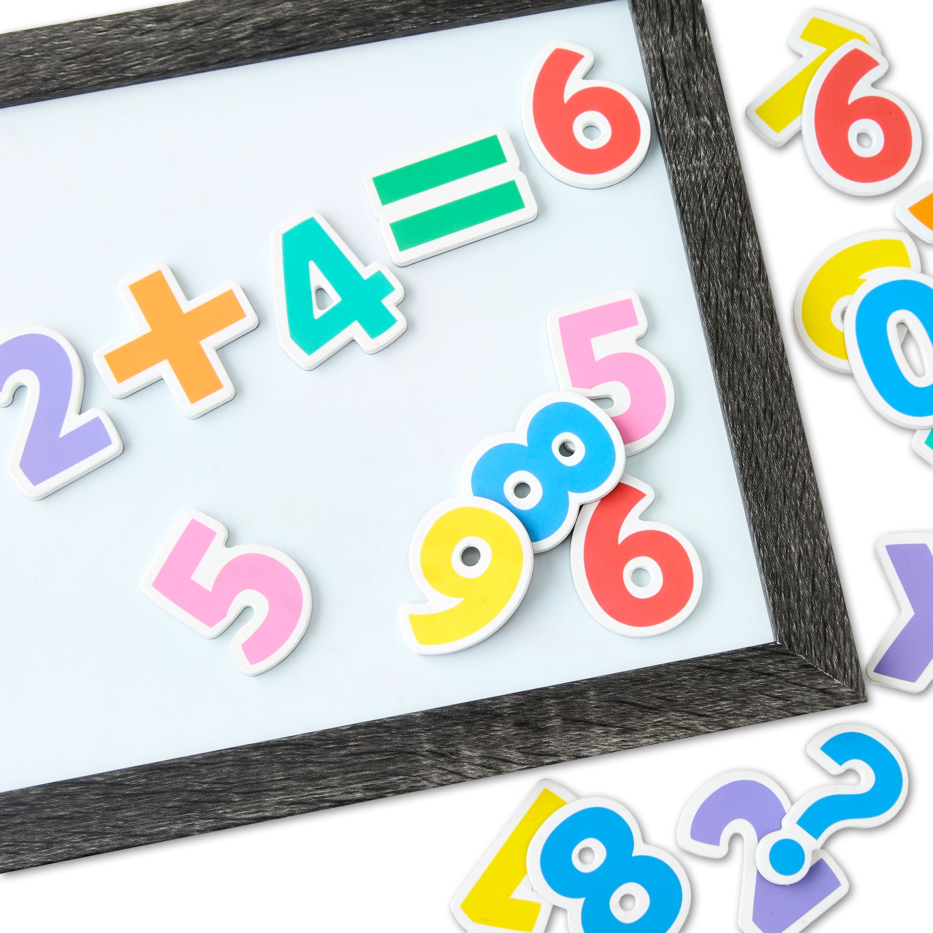 Pen+Gear Magnetic Numbers and Math Symbols Set for Educational Learning (Multicolor, 78 Pieces) 3n9tl