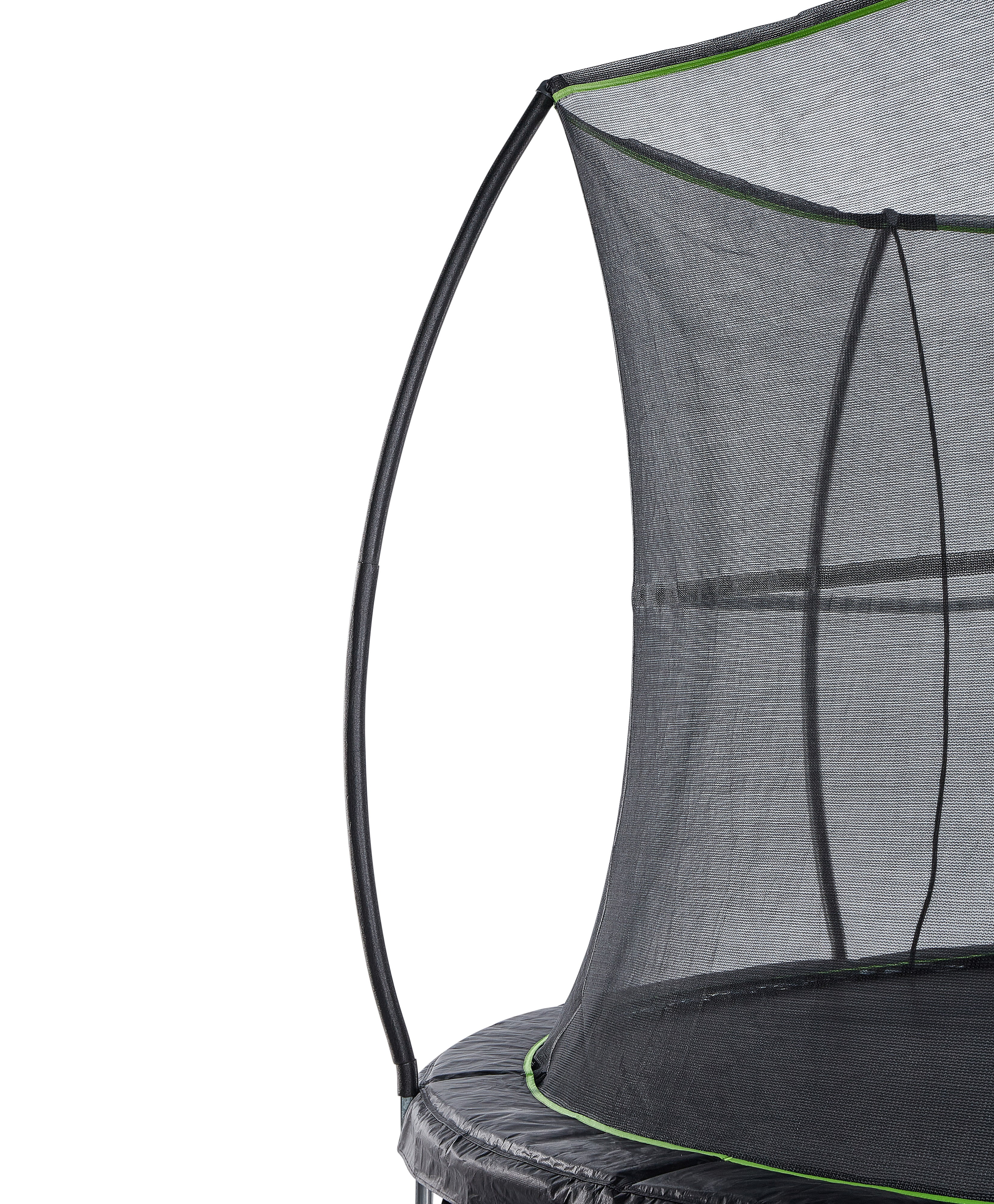JumpKing 14ft Round Trampoline with Safety Enclosure and Ladder (Black, 14 ft) exj5w