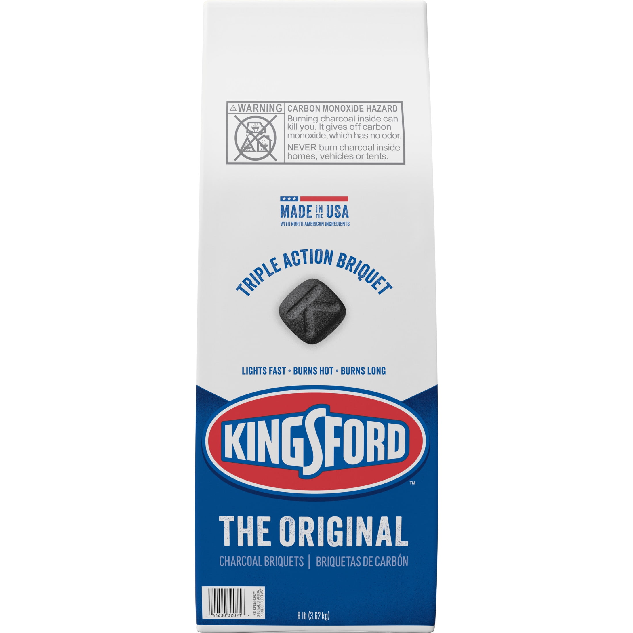 Kingsford Original Charcoal Briquettes for Outdoor Grilling (3 Pack, 24 lb Total) qu4qy