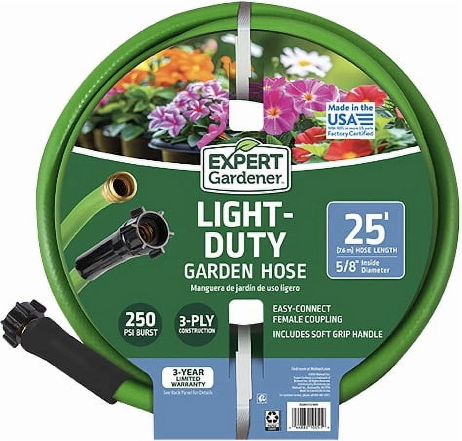KLYNE Garden Hose Flexible Lightweight Water Hose for Lawn and Patio (25 ft) 2opor