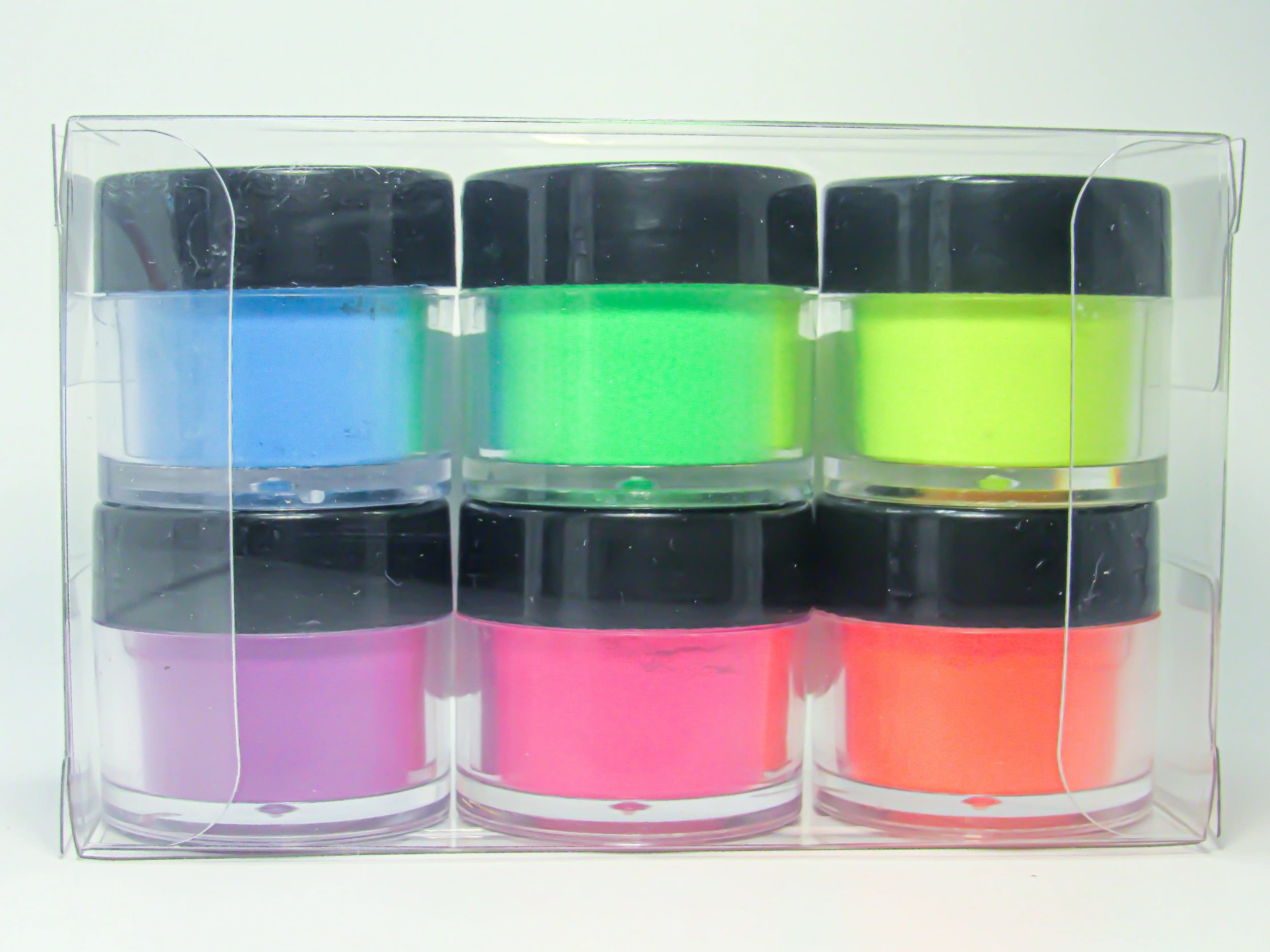 Mia Secret Neon Pigment Powder Set for Nail Art (Neon, 6-Piece Collection) ef762