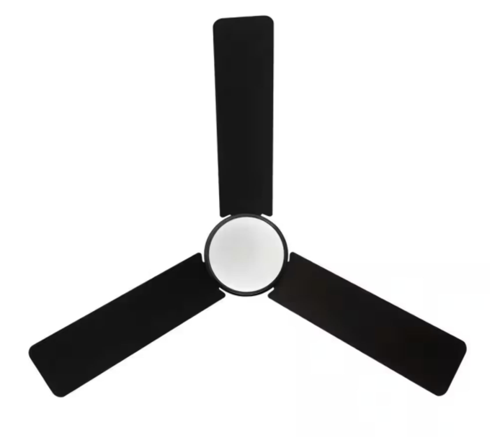 Hampton Bay Castlegate 44 in. Indoor LED Ceiling Fan with Light Kit and Remote (Black, 44 in.) yattj