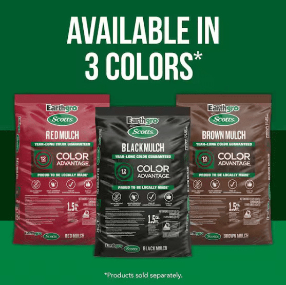 Scotts Earthgro Shredded Wood Mulch for Landscapes and Gardens (Red, 1.5 cu. ft.) q7nvp