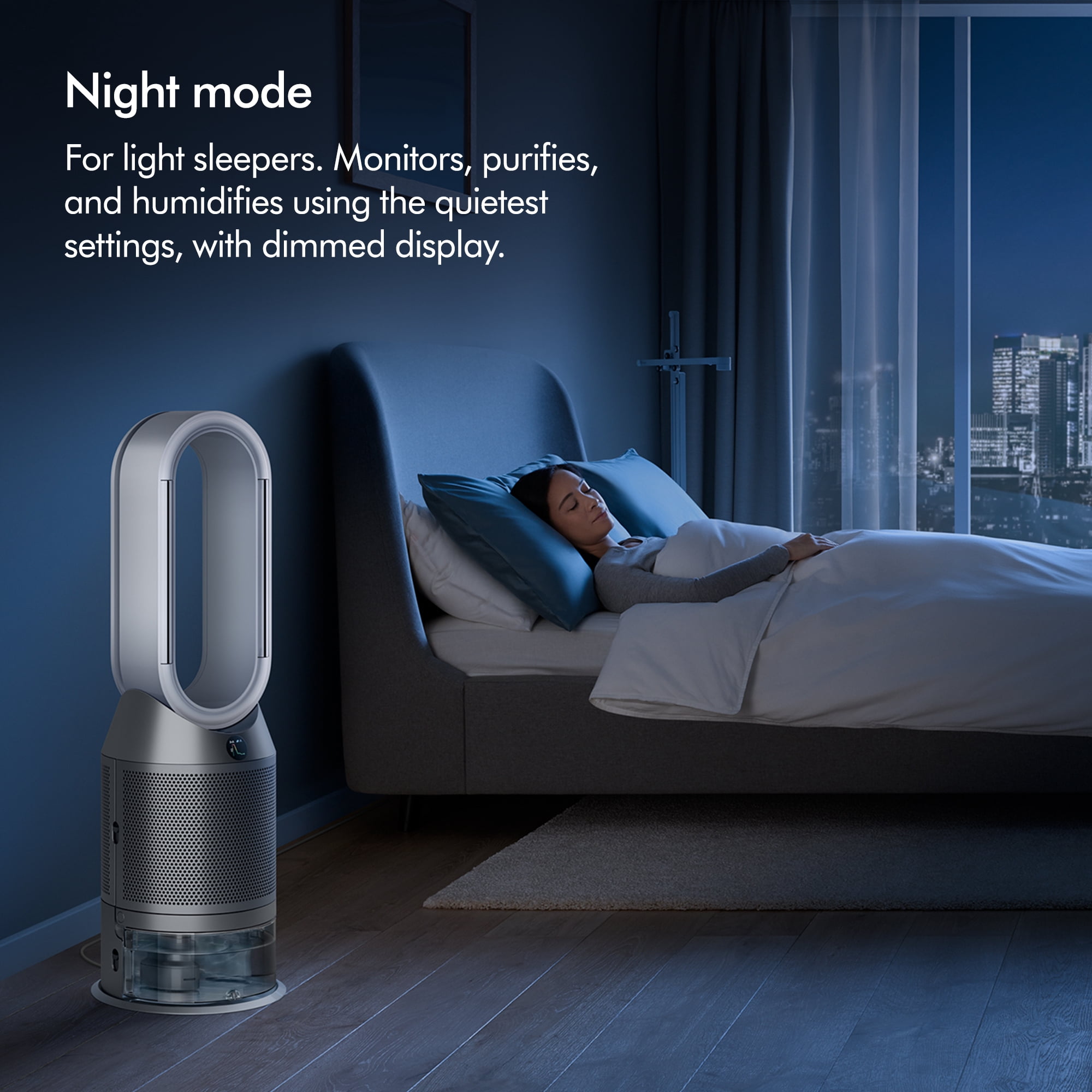 Dyson Pure Humidify+Cool Purifying Humidifying Fan PH3A (White/Nickel, 1 Gallon) uur3c