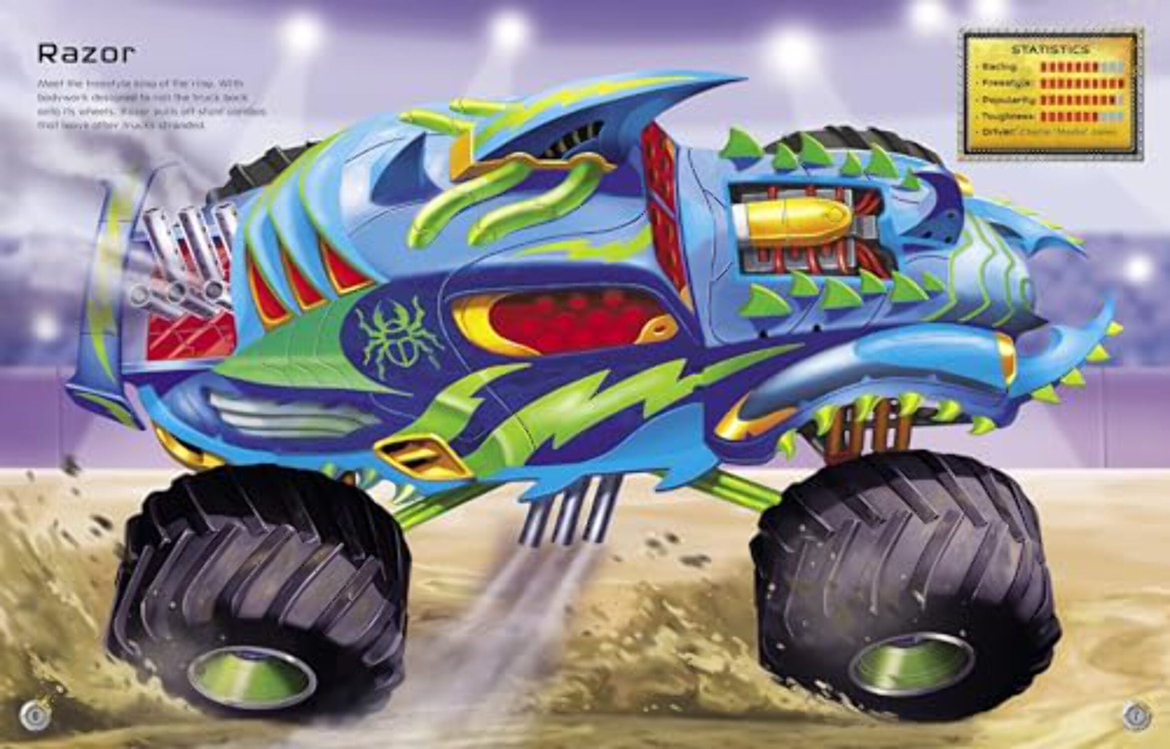 Simon Tudhope Build Your Own Monster Trucks Sticker Book (Book 6, Paperback, 44 Pages) 180t8