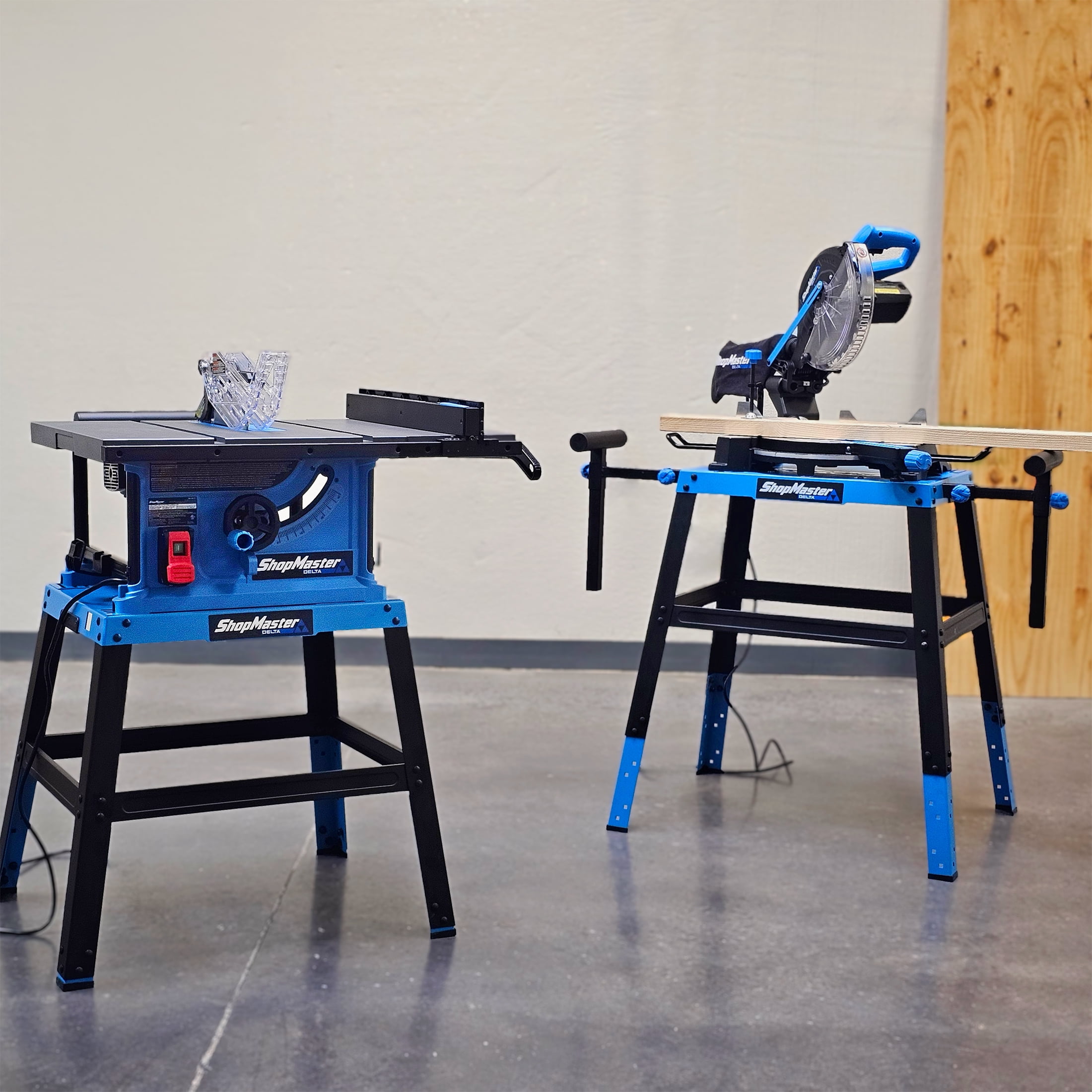 Delta ShopMaster Universal Table Saw and Miter Saw Stand (Heavy-Duty, Adjustable Height) cvjpk - Image 10