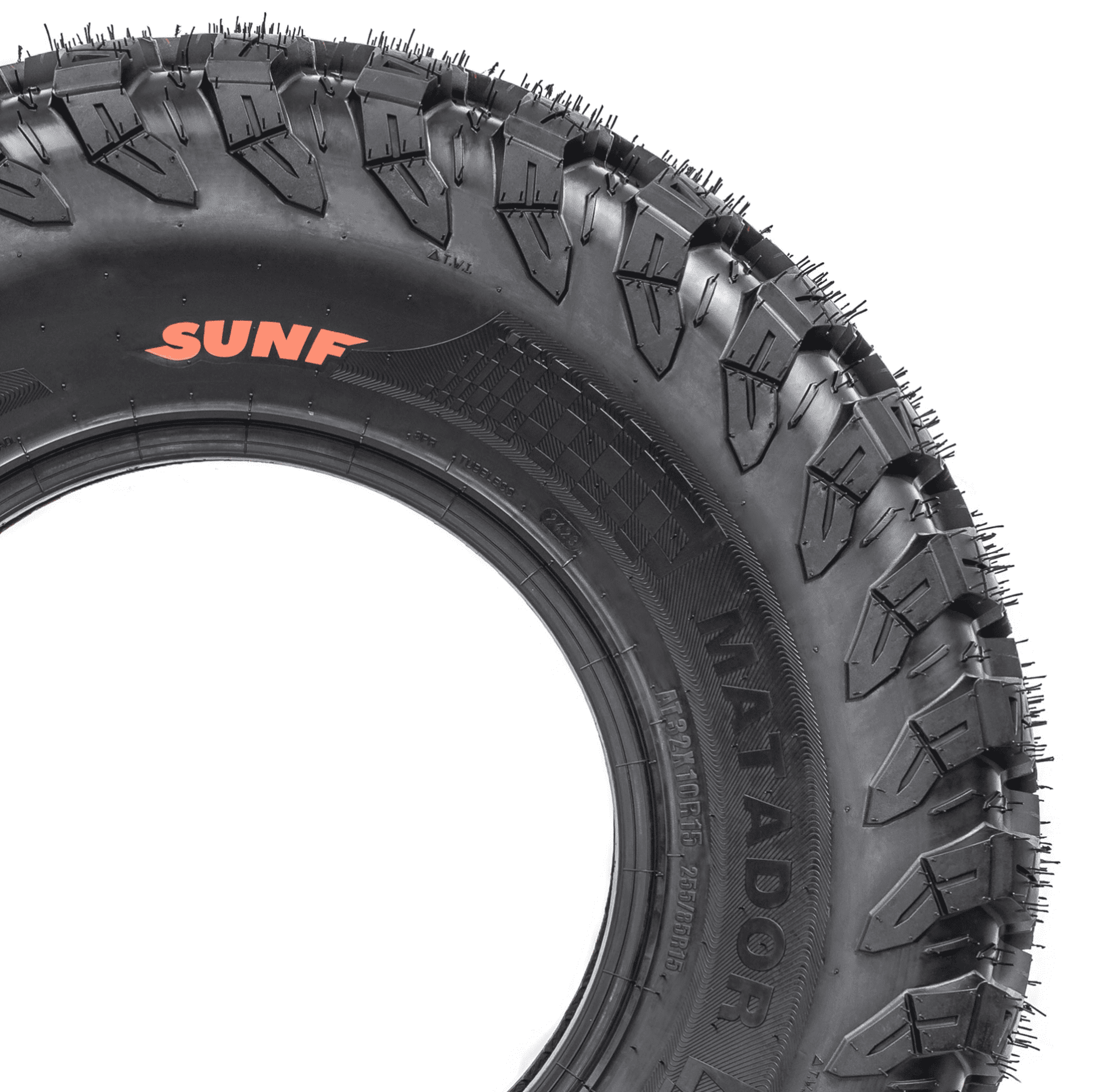 SUNF A060 All-Terrain ATV UTV Tire (32x10R15, 8-Ply, Set of 2) tk433