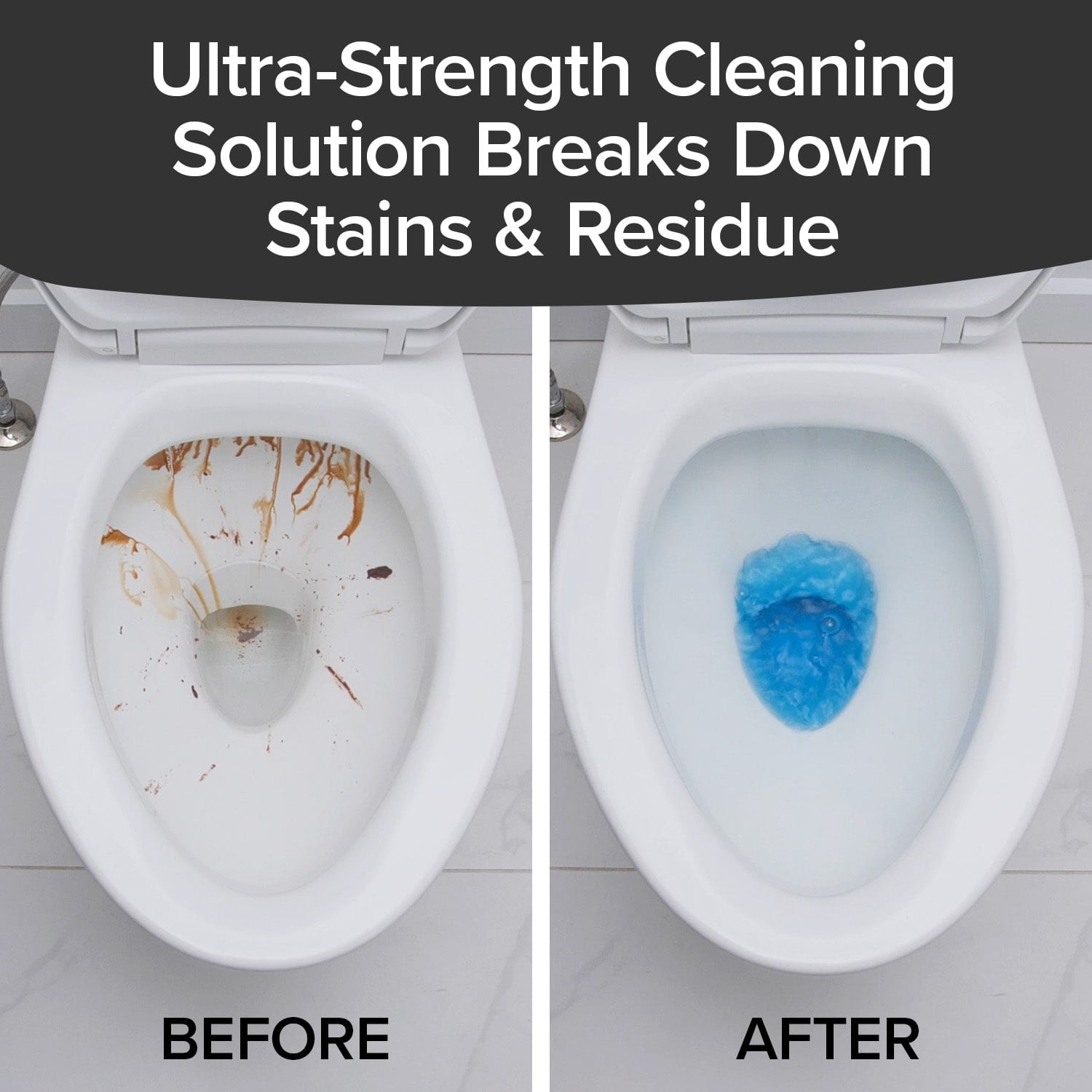 BulbHead Mer-Maid Automatic Toilet Bowl Cleaner, Long-Lasting Stain Remover & Deodorizer (Blue, 1 Pack) huc26