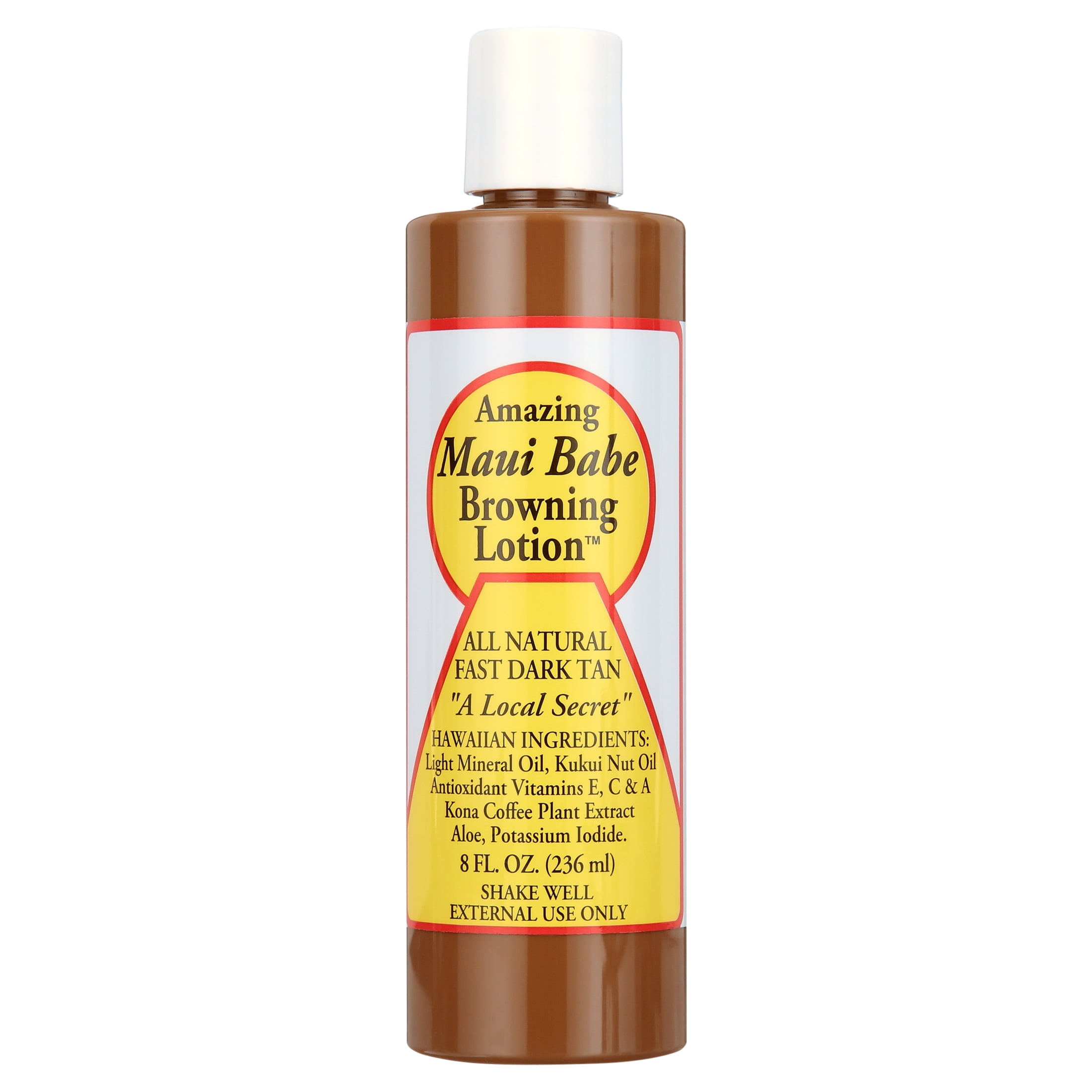 Maui Babe Browning Lotion Sun Tanning Accelerator for Natural Glow (8 oz, 2 Pack) vp10a