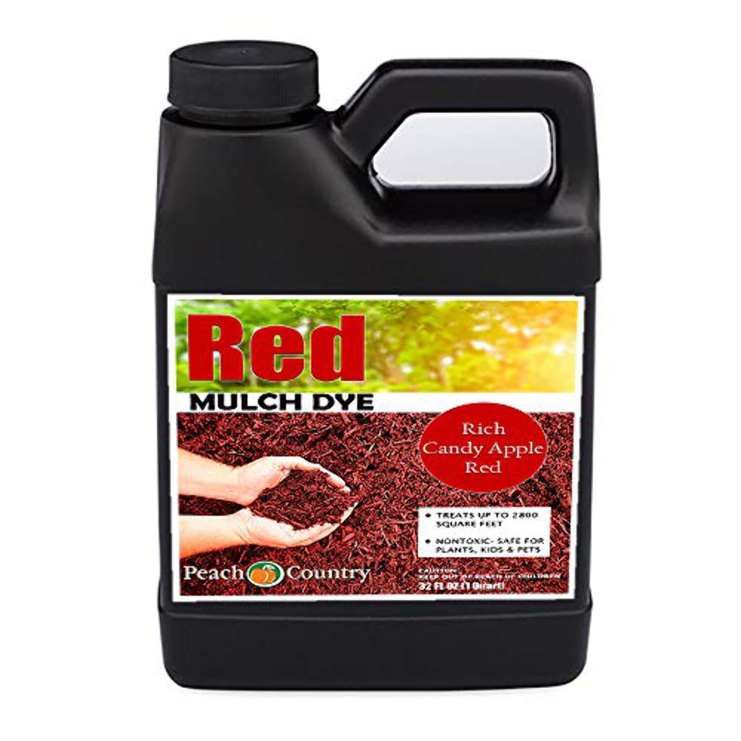 Peach Country Premium Mulch Dye Color Concentrate (Red, 32 fl oz) 8nrqo