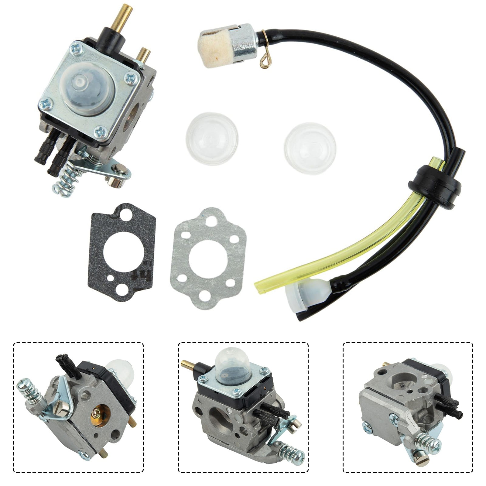 RANMEI Carburetor Repair Kit for Mantis 7222 7225 Tiller Cultivator with SV-5C/2 Engine (1 Pack) 3tf44