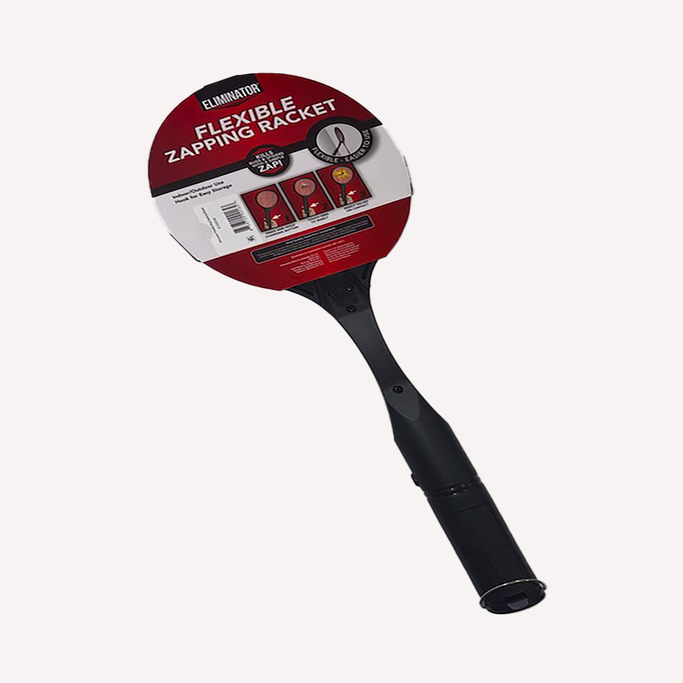 Eliminator Flexible Bug Zapping Racket (Black, 1 Pack) 8mx6y