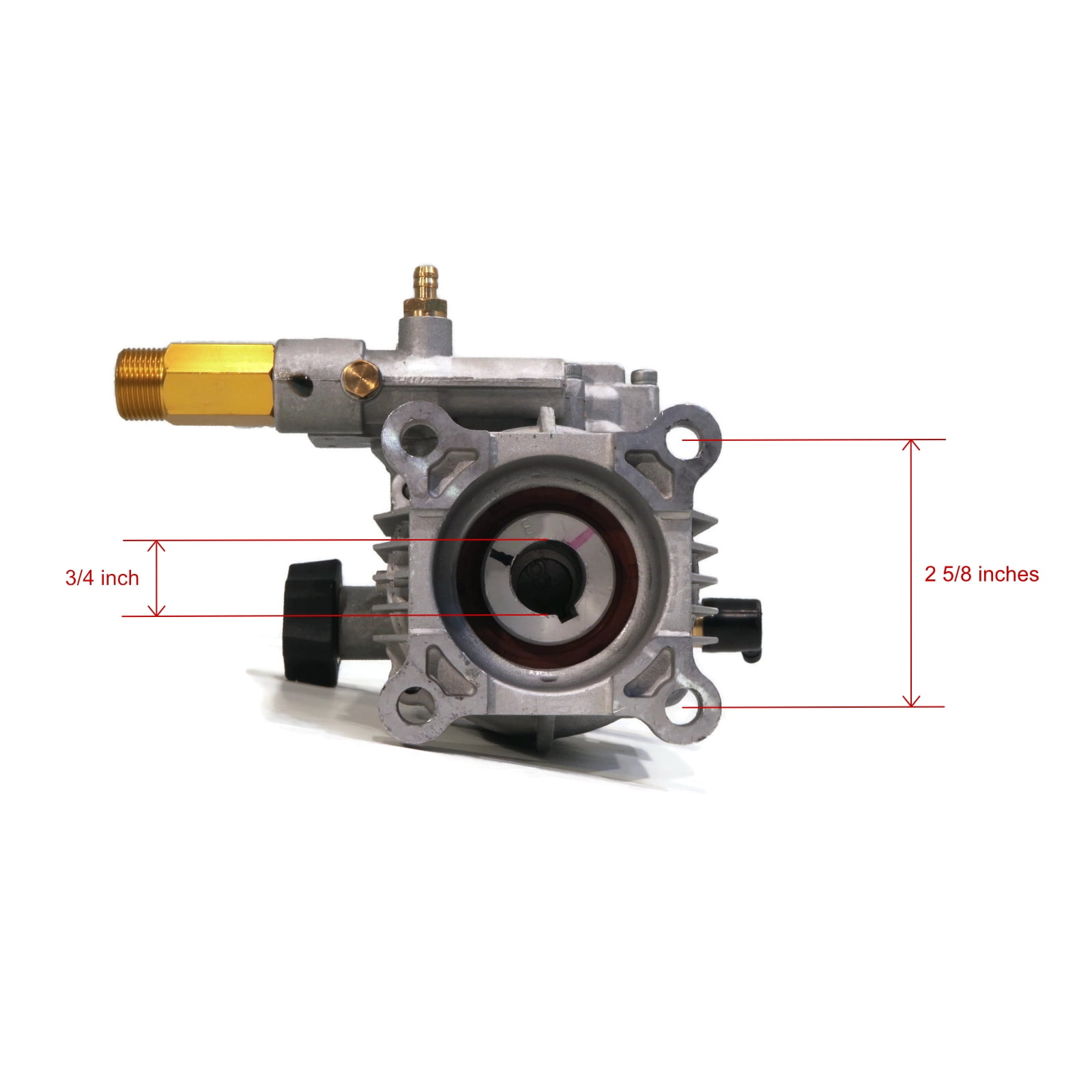 The ROP Shop Horizontal Pressure Washer Pump 3000 PSI Replacement for Craftsman (3/4 in Shaft) yqcqj