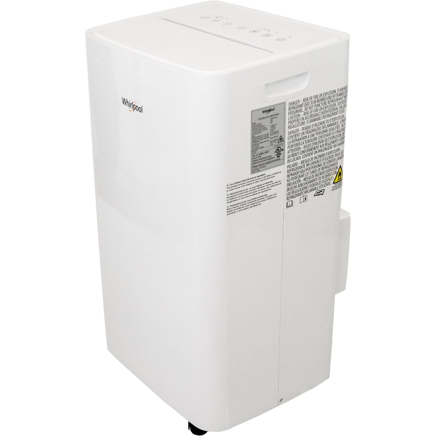 Whirlpool Portable Air Conditioner (14,000 BTU, 700 Sq Ft Cooling Capacity, White) bw0e1