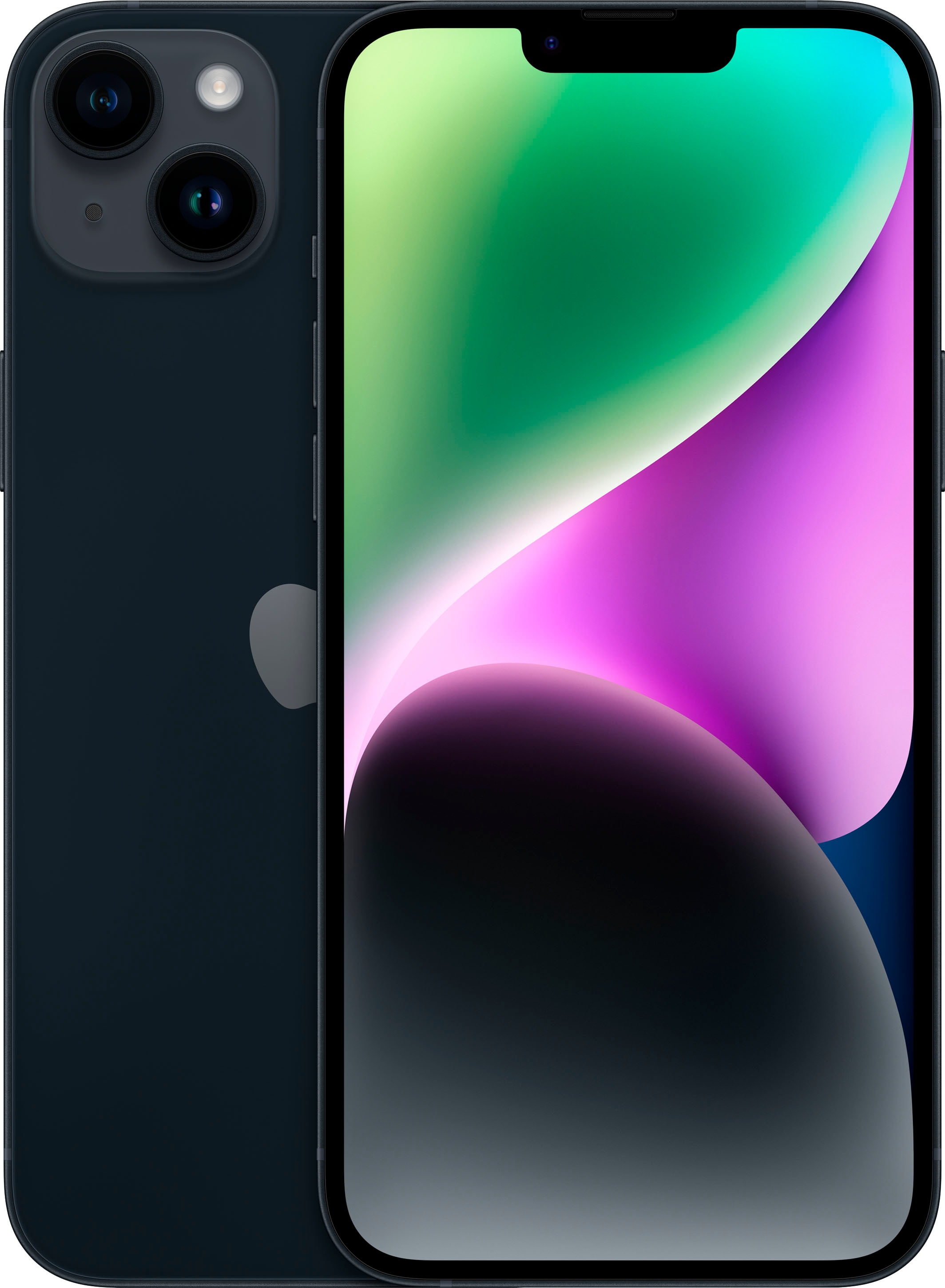 Apple iPhone 14 Plus Smartphone, Carrier Unlocked, Refurbished (Midnight, 128 GB) jqu6o