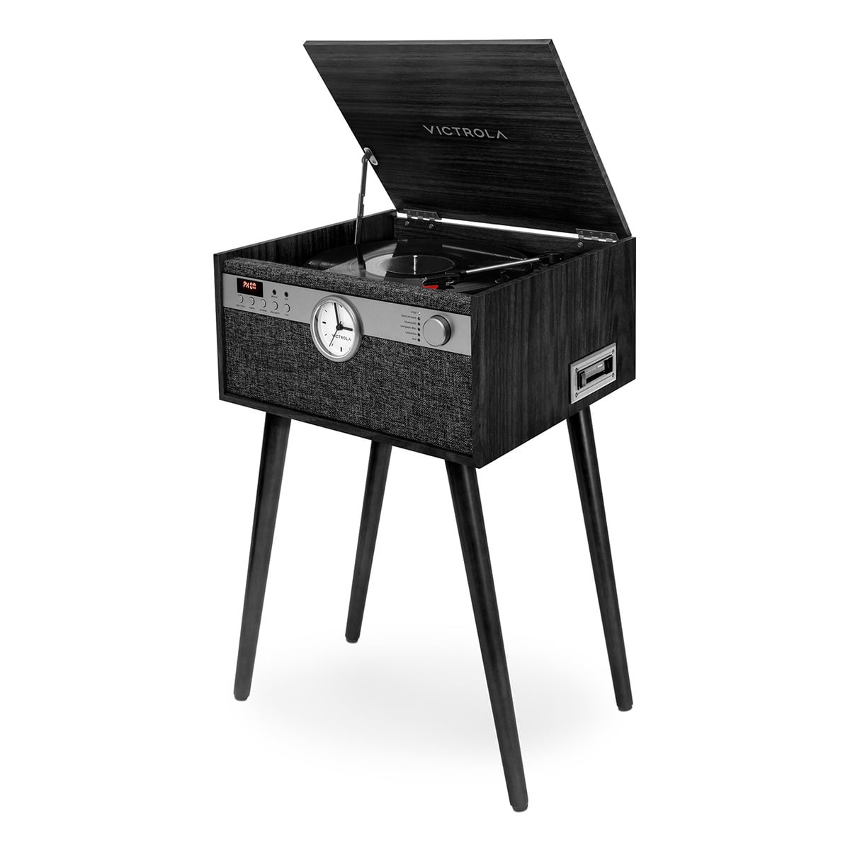 Victrola Century Signature+ 6-in-1 Music Center (Black) ssn33