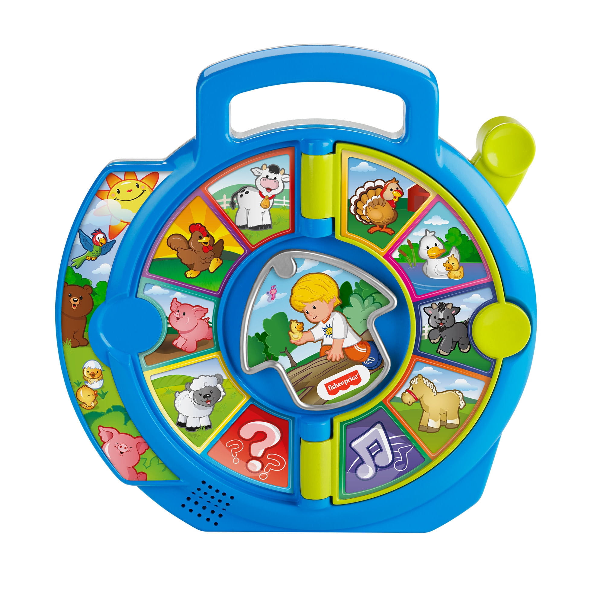 Fisher-Price Little People World of Animals See 'n Say Musical Learning Toy (Multi-Color, 12 in) ciooo
