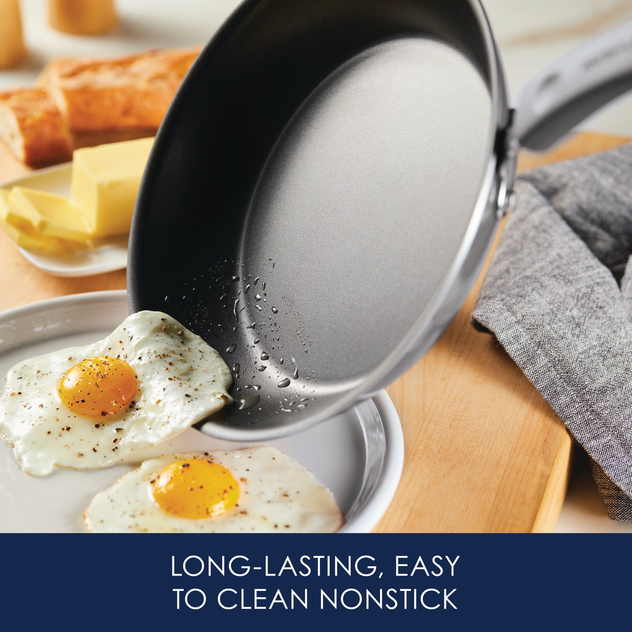 Rachael Ray 15 Piece Hard Enamel Nonstick Cookware Set (Gray, 15 Piece) phfly