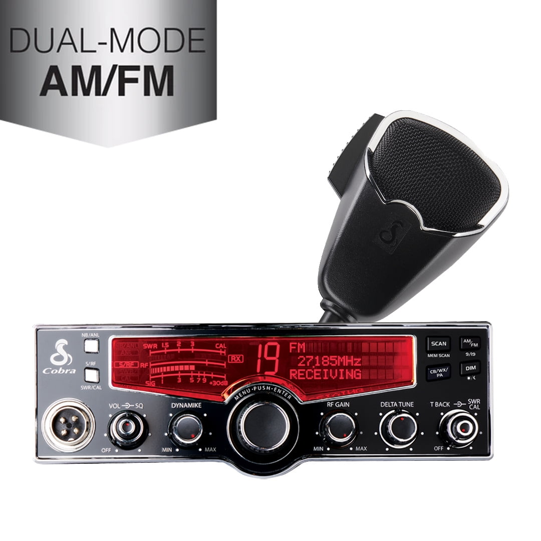 Cobra 29LX Professional CB Radio with NOAA Weather Alerts and 4-Color LCD Display (Black) dgy05