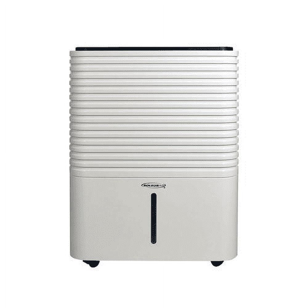 SoleusAir 95-Pint Dehumidifier with Built-in Pump and Digital Humidistat (White, 95-Pint) 3mf3v