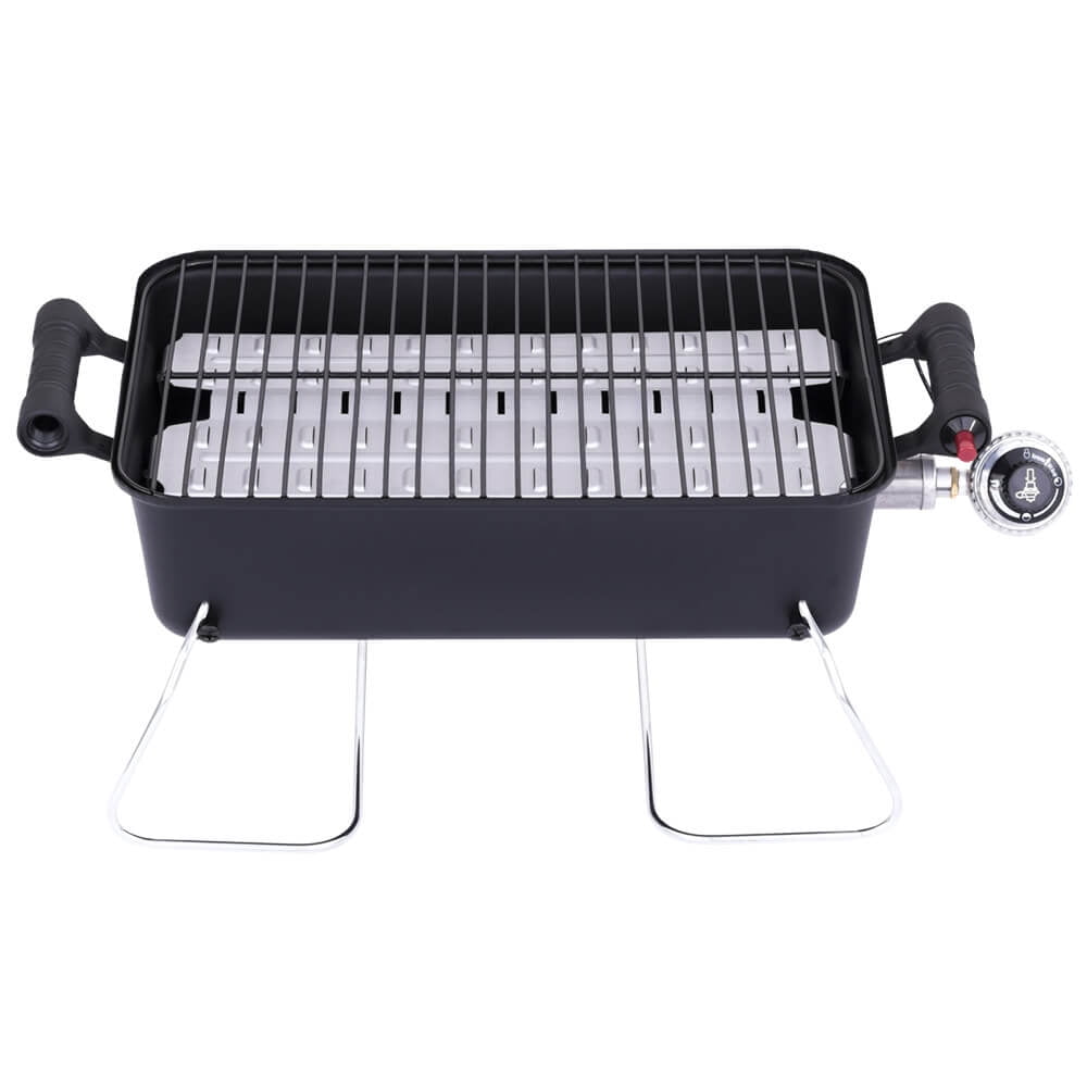 Charbroil Deluxe Portable Gas Grill, Rust Resistant Outdoor Cooking Stove (190 sq in) 9q2ar