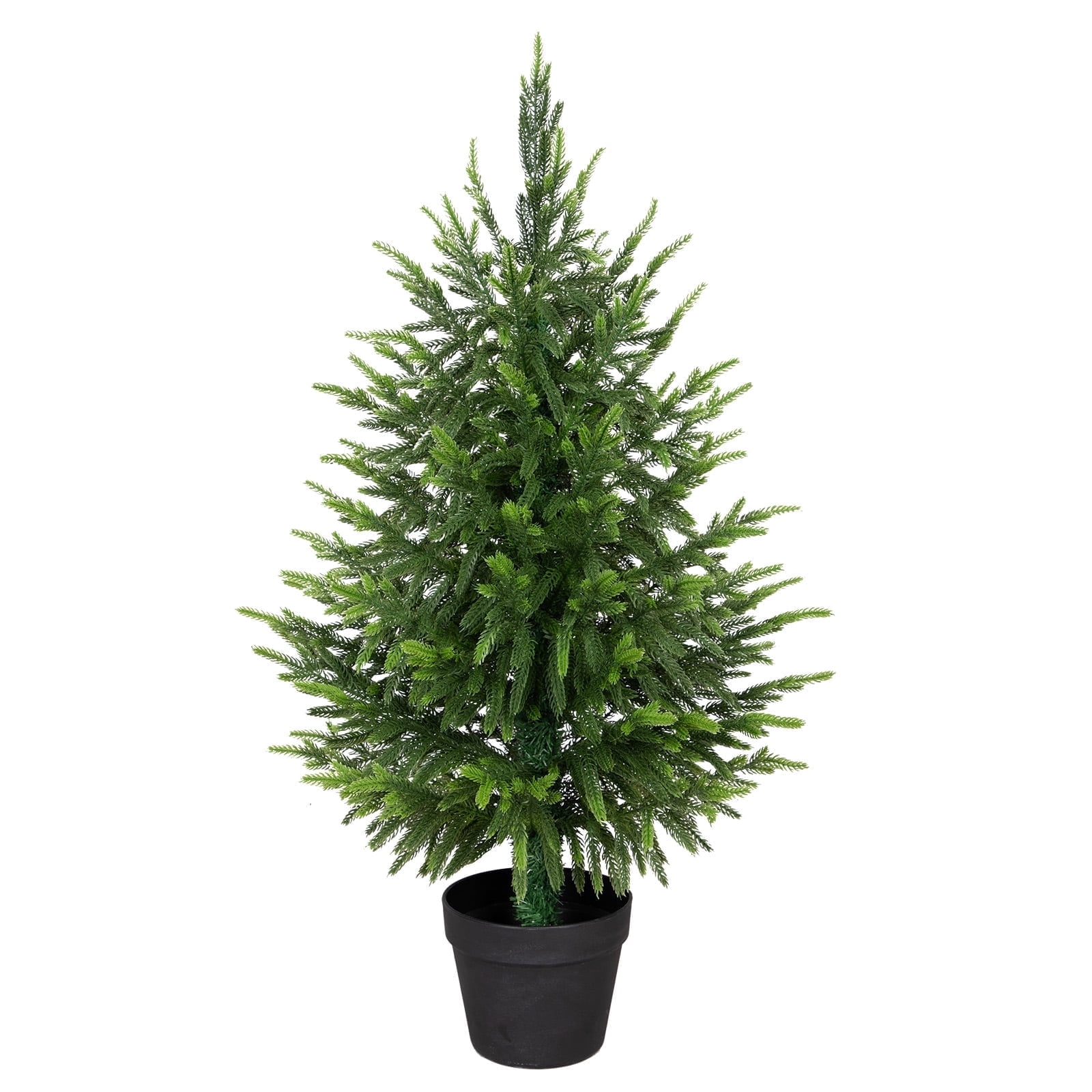 Nafresh Artificial Norfolk Pine Tree, UV Resistant Realistic Holiday Decor (Green, 3 ft) 188j5