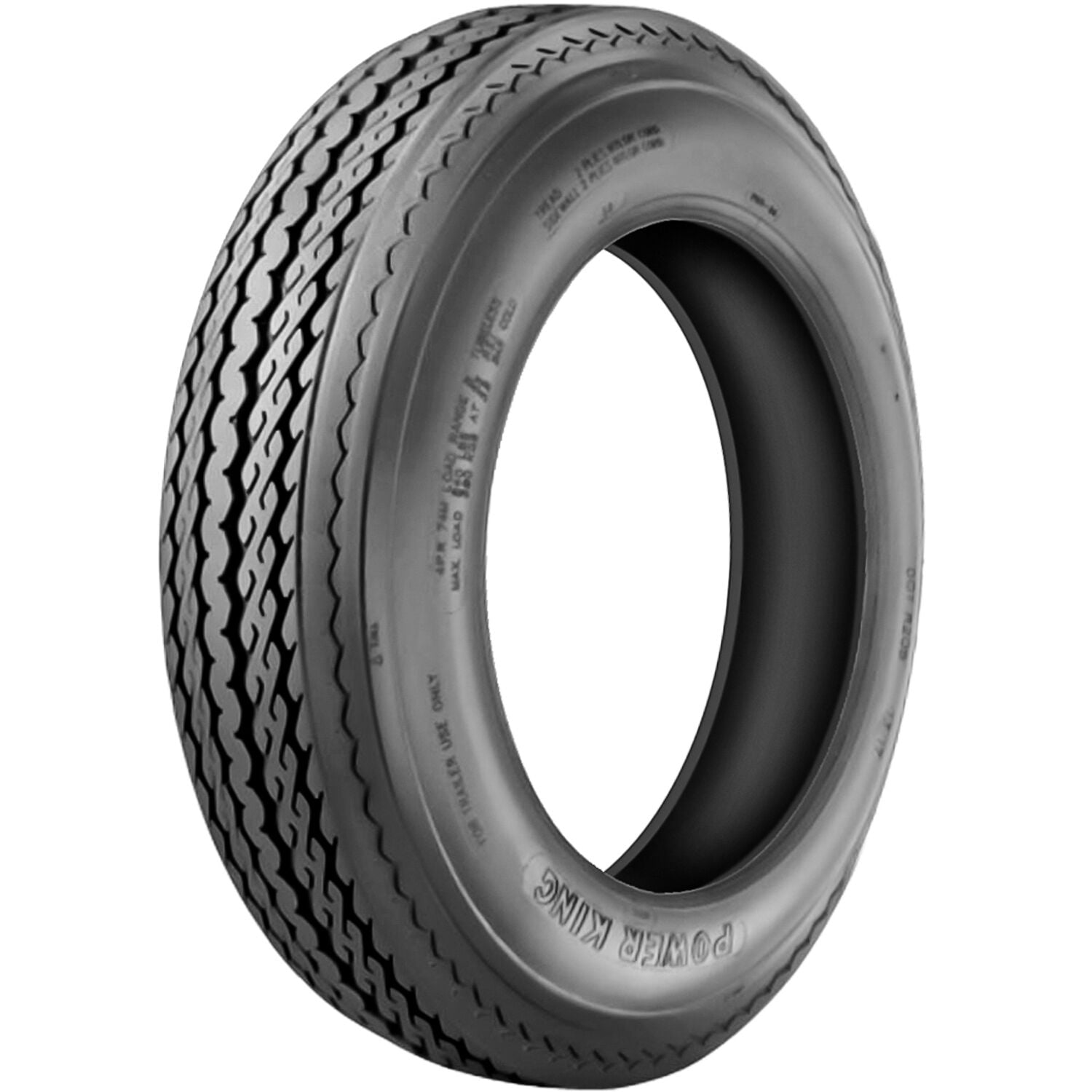 Power King Boat Trailer II Bias Ply Trailer Tire (5.30-12, 6-Ply) qvk6f