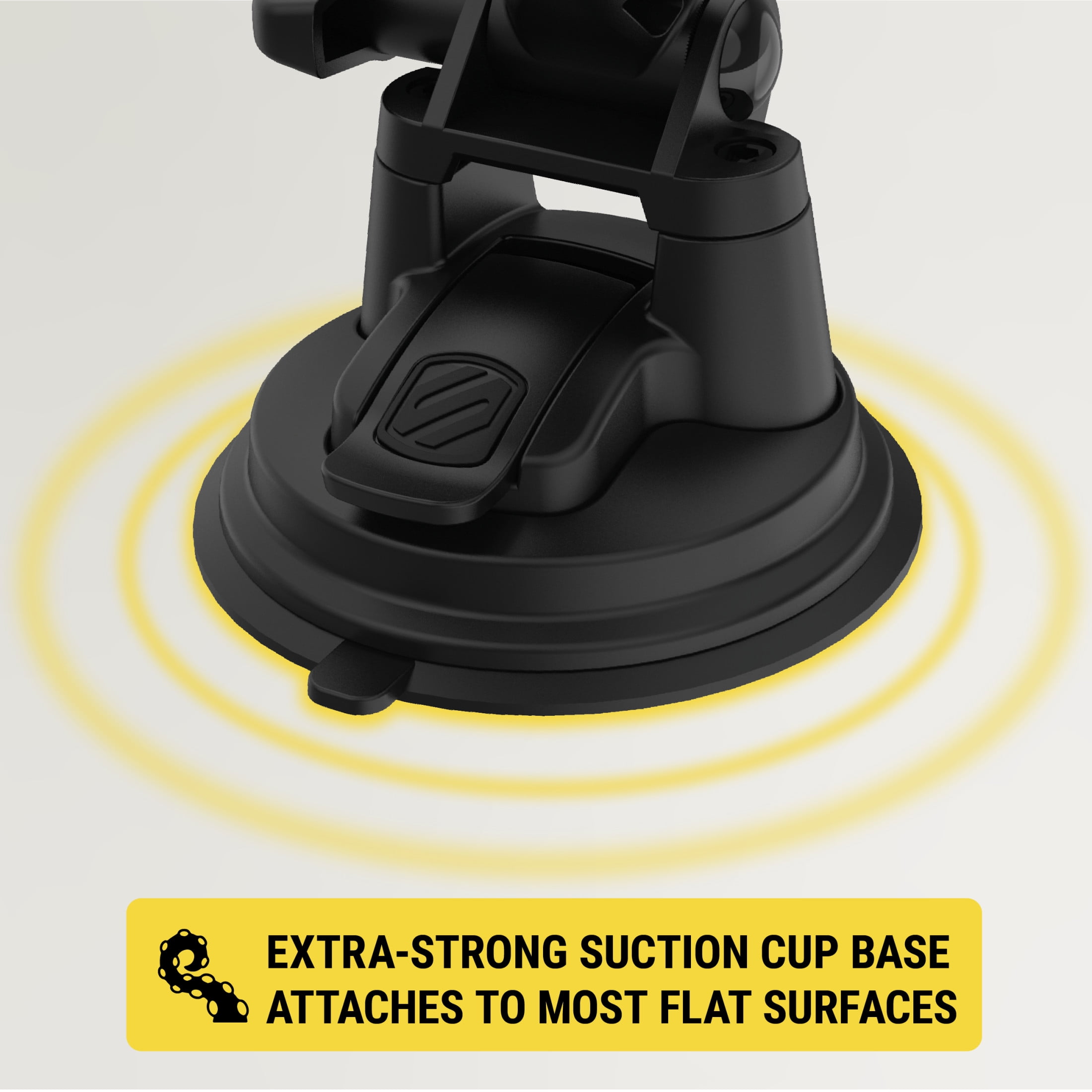 Scosche MagicMount Pro2 Heavy Duty Magnetic Phone Mount for Windshield and Dashboard (Black, 3 lb Capacity) zjqhu