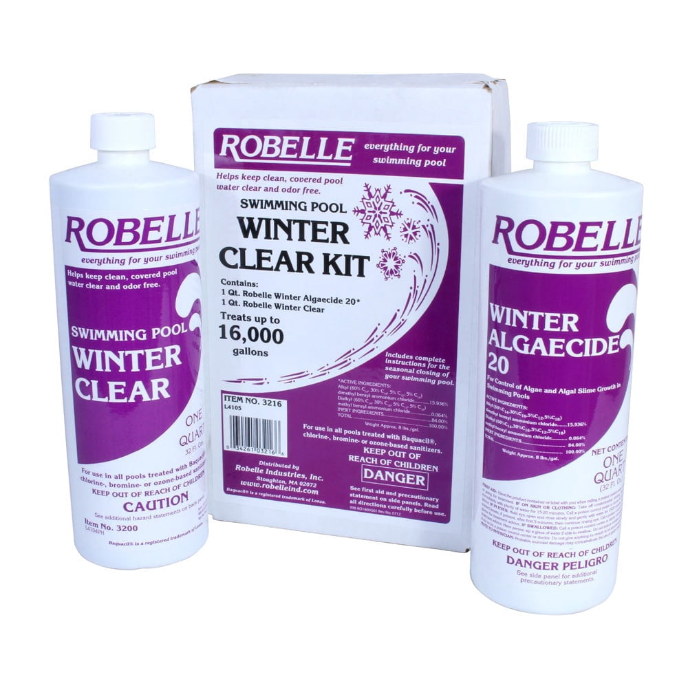 Robelle Winter Clear Pool Chemical Kit (30,000 Gallon Capacity) 1qzdz