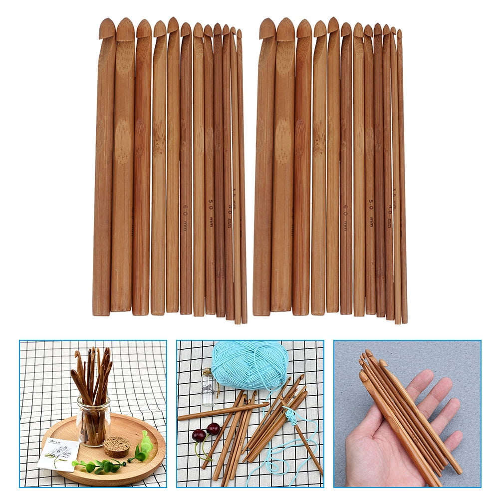 Ounona Ergonomic Crochet Hooks Set for Yarn Craft Knitting (2 Sets) vuqhv