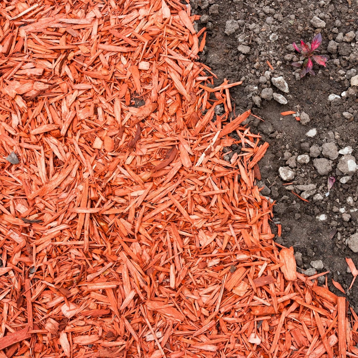 JYLP Premium Red Wood Mulch Decorative Bark Chips for Garden Landscaping (Red, 1.0 Cubic Ft) st581