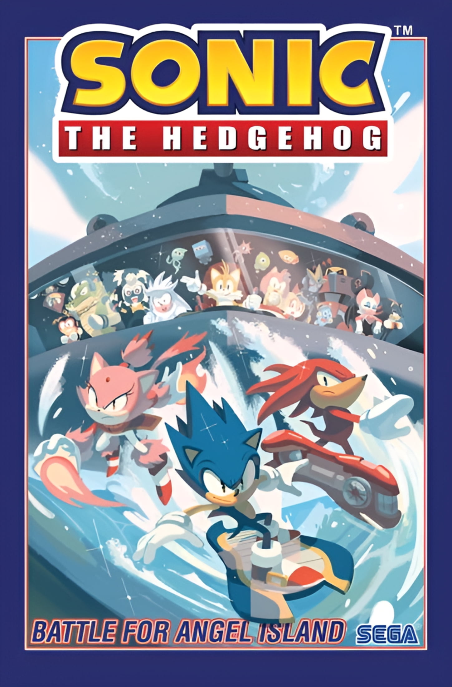 IDW Publishing Sonic the Hedgehog Vol. 3: Battle for Angel Island (Paperback, 96 Pages) 5iu4a