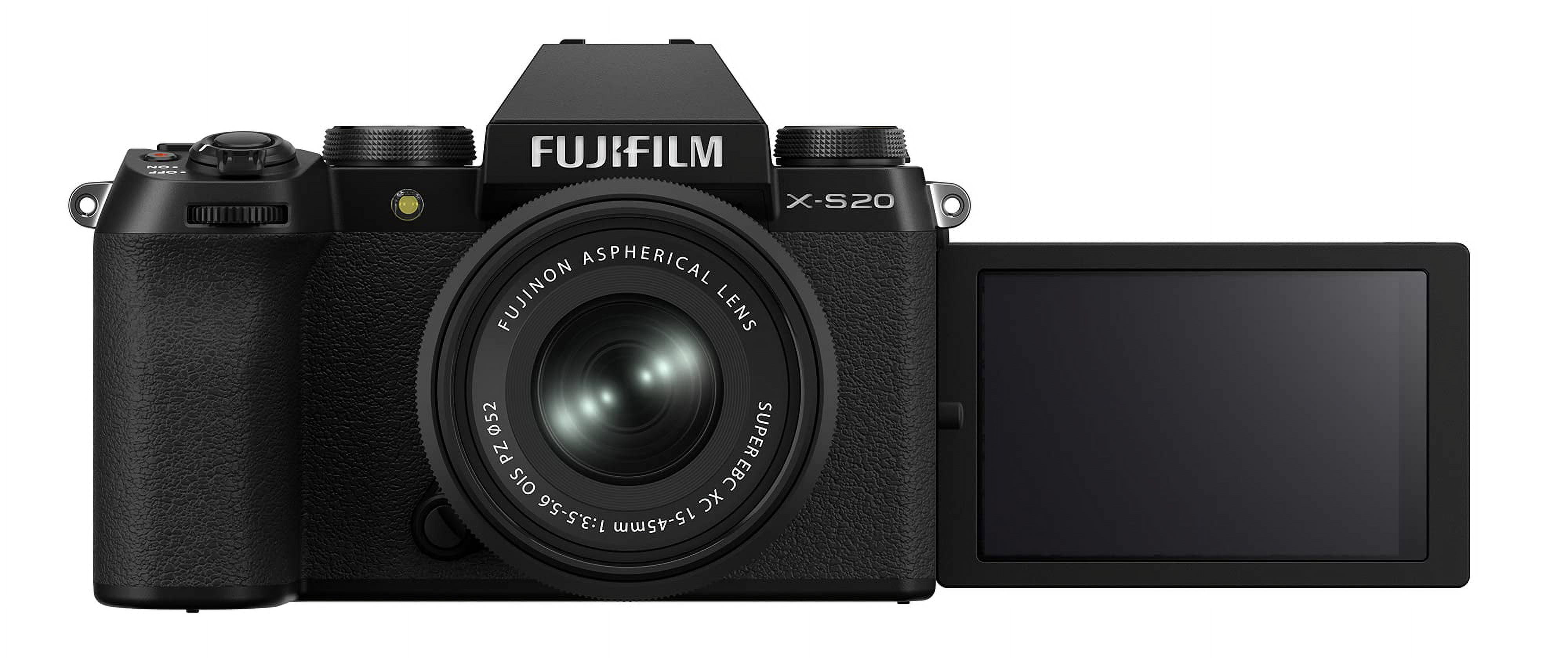 Fujifilm X-S20 Mirrorless Digital Camera with XC 15-45mm F3.5-5.6 OIS PZ Lens (Black, 1.08 lb) 60man - Image 4